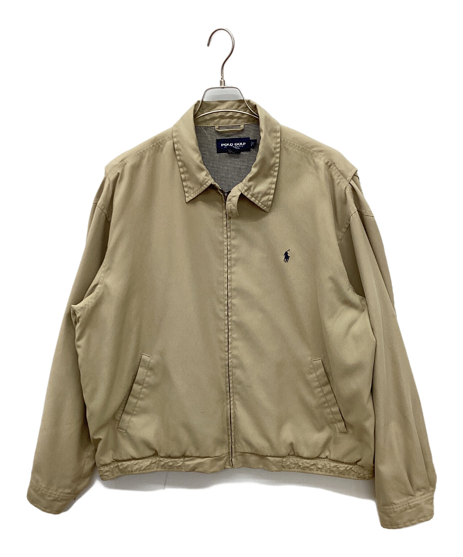 中古・古着通販】POLO GOLF (ポロ ゴルフ) スイングトップ ベージュ 