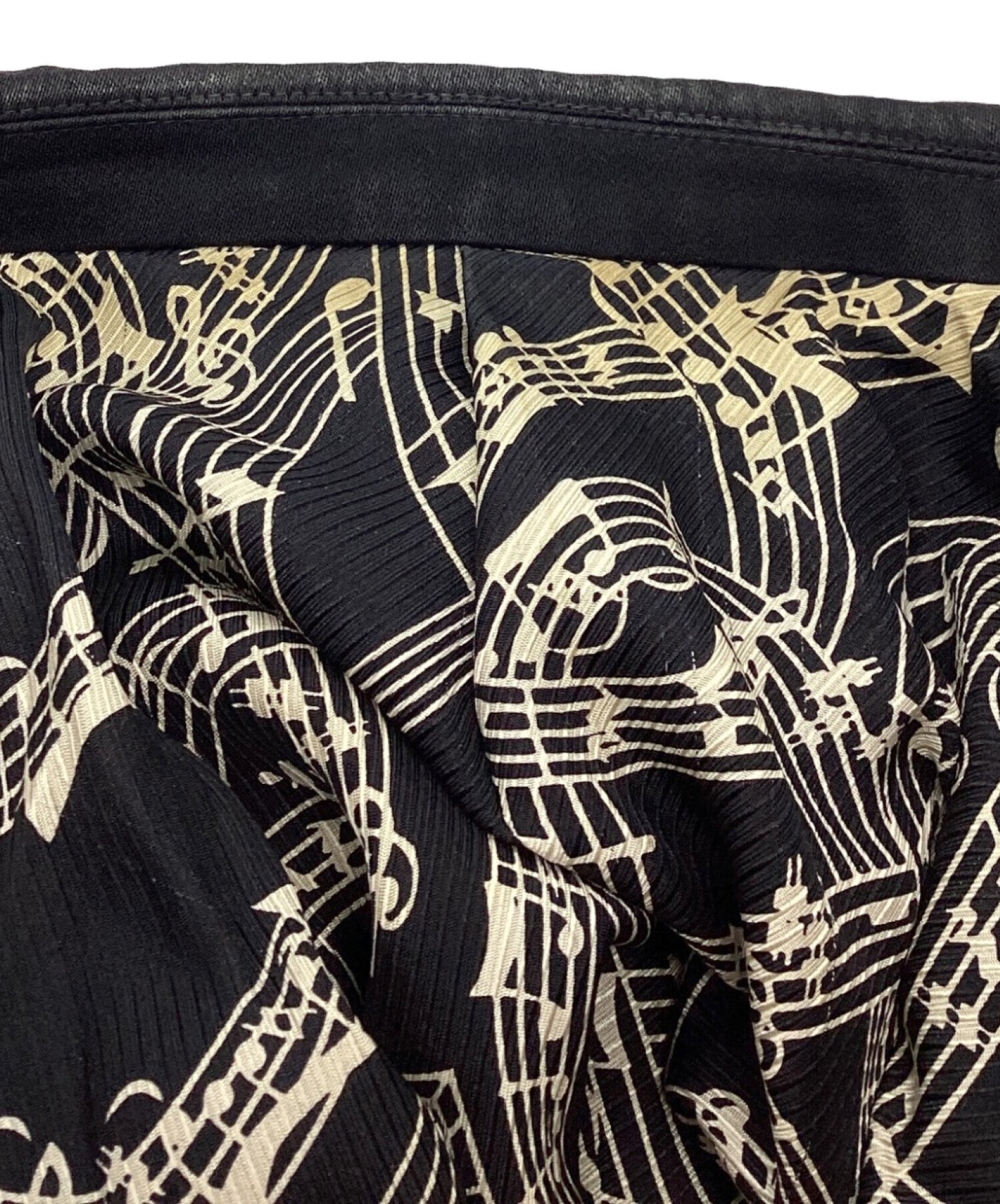 中古・古着通販】NUMBER (N)INE (ナンバーナイン) 07SS裏地音符柄