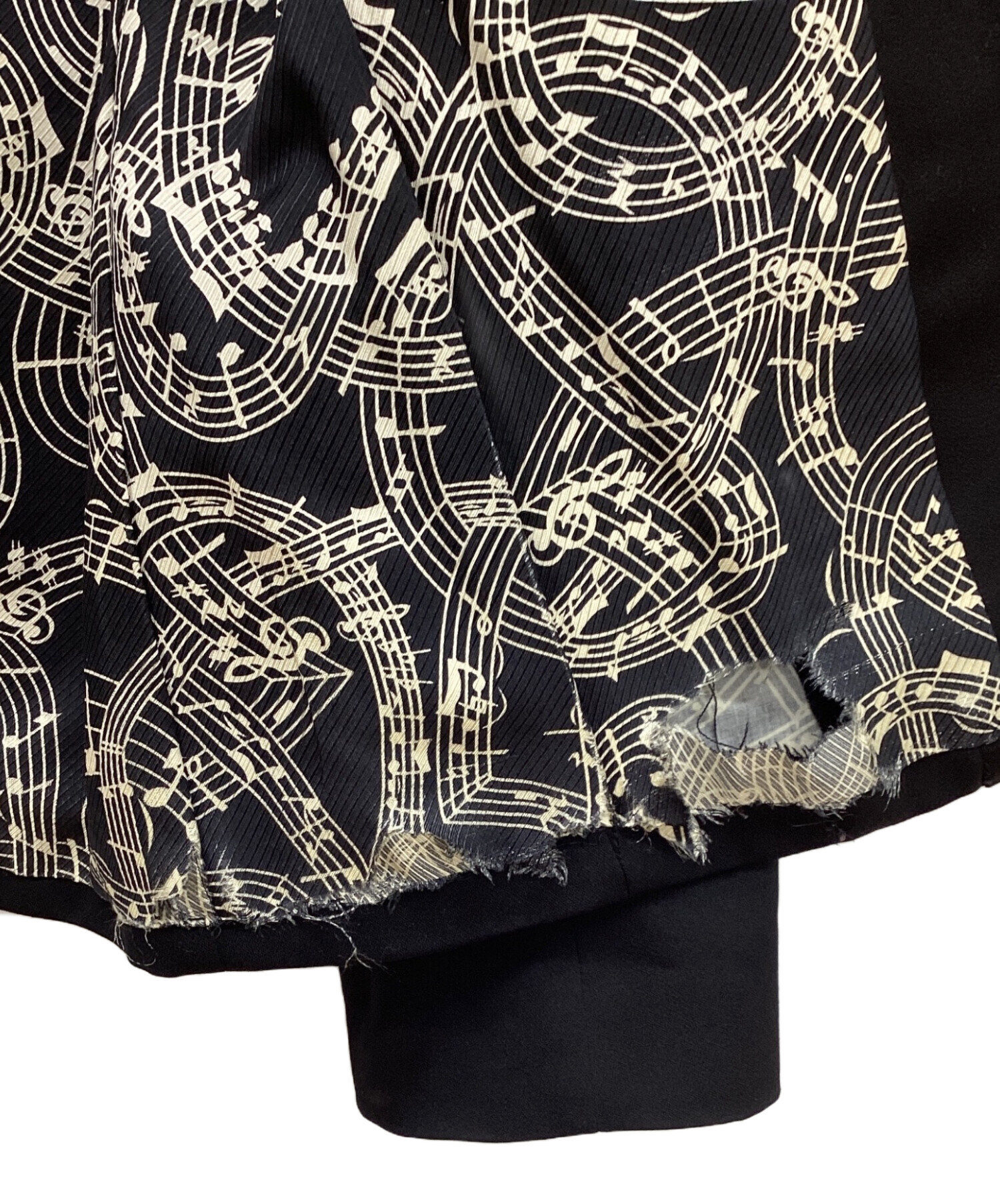 中古・古着通販】NUMBER (N)INE (ナンバーナイン) 07SS裏地音符柄