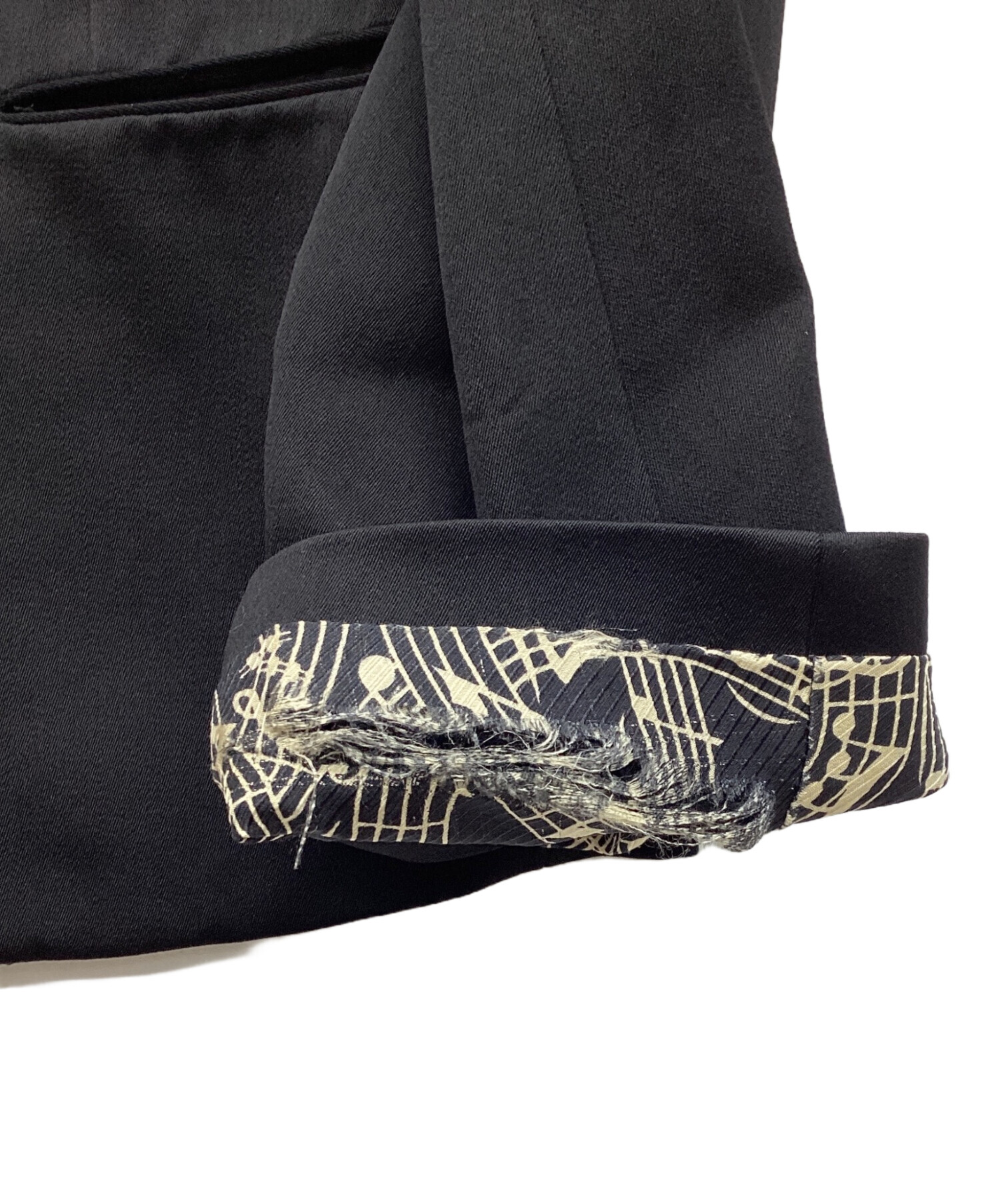 中古・古着通販】NUMBER (N)INE (ナンバーナイン) 07SS裏地音符柄