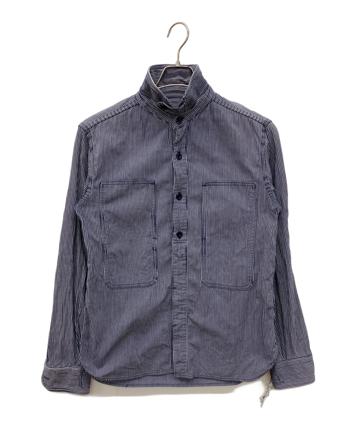 桃太郎ジーンズ 40 Lサイズ コットン&ウールシャツ (タグ付き新品新品