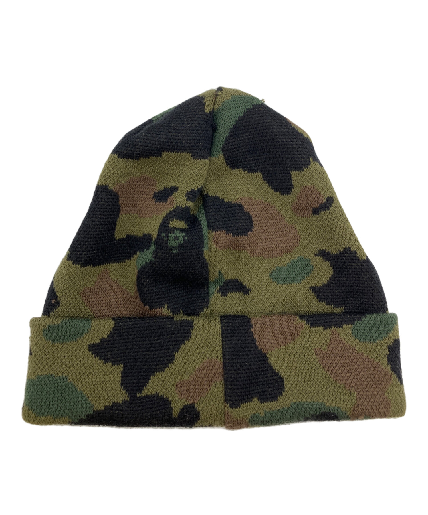 A BATHING APE◇キャップ/M/コットン/KHK/カモフラ 【公式通販】