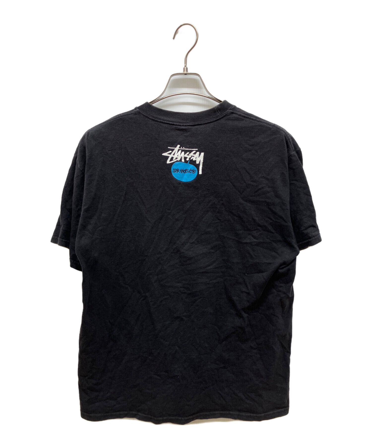 中古・古着通販】stussy (ステューシー) プリントTシャツ ブラック