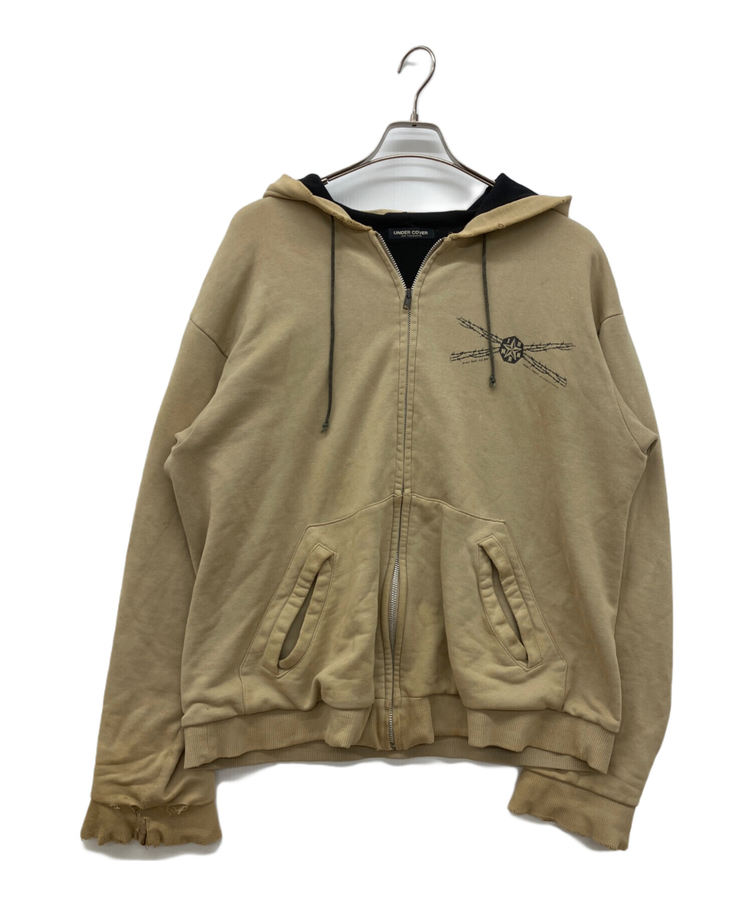 SIZE4【UNDERCOVER】THE GREATEST期 復刻パーカー 中古・古着通販】UNDERCOVER (アンダーカバー) 96AW アーカイブ両面