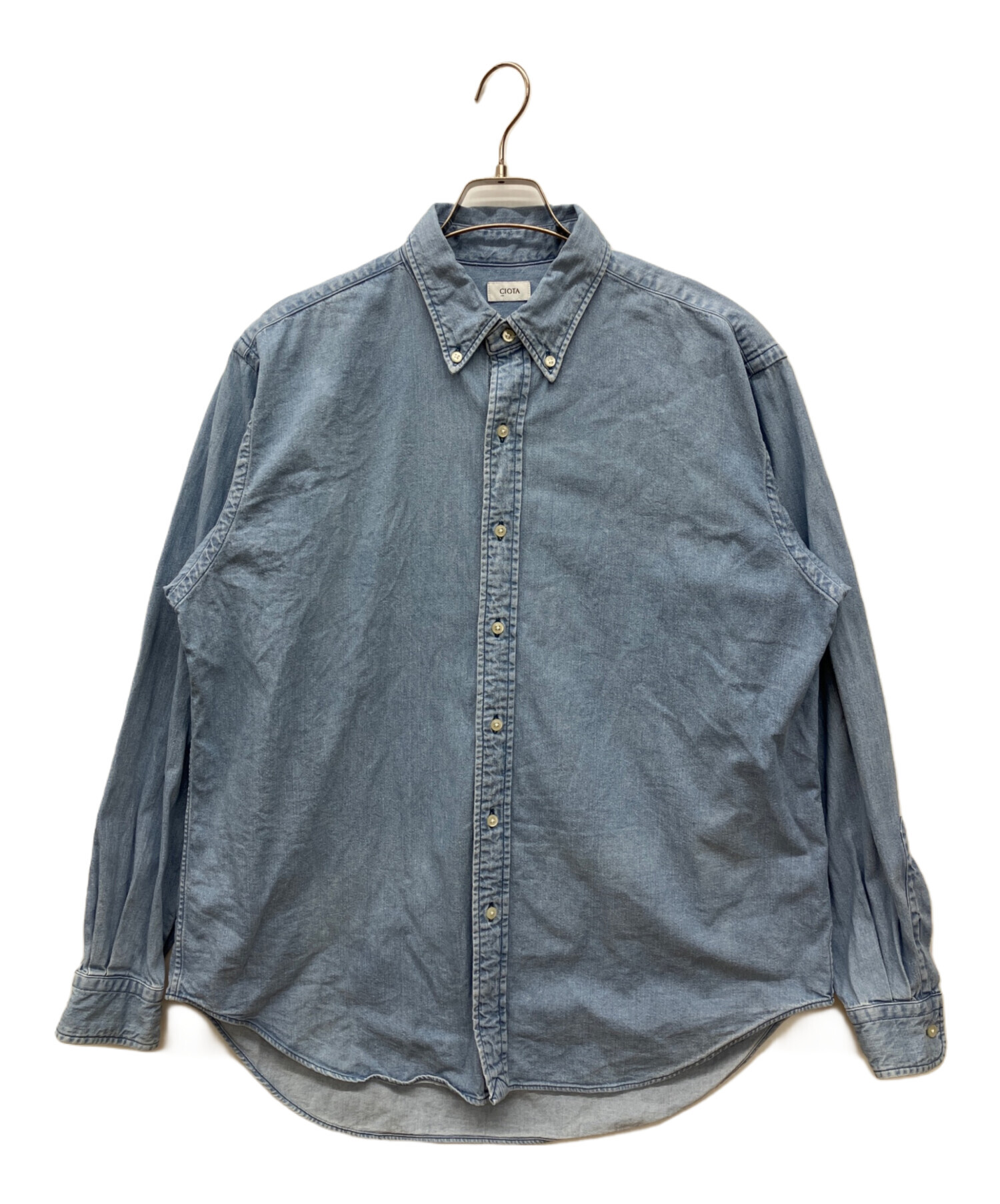 中古・古着通販】CIOTA (シオタ) スビンコットンデニムボタンダウン