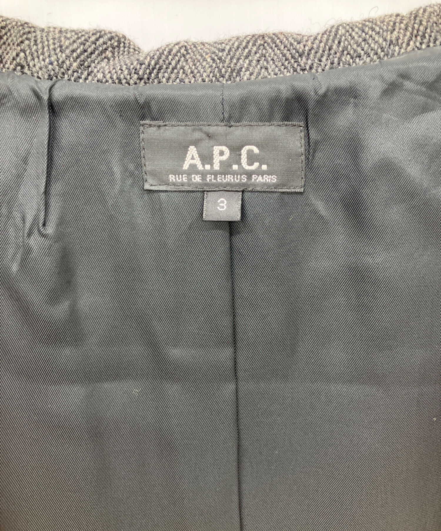 中古・古着通販】A.P.C. (アーペーセー) オールドヘリンボーンメルトン