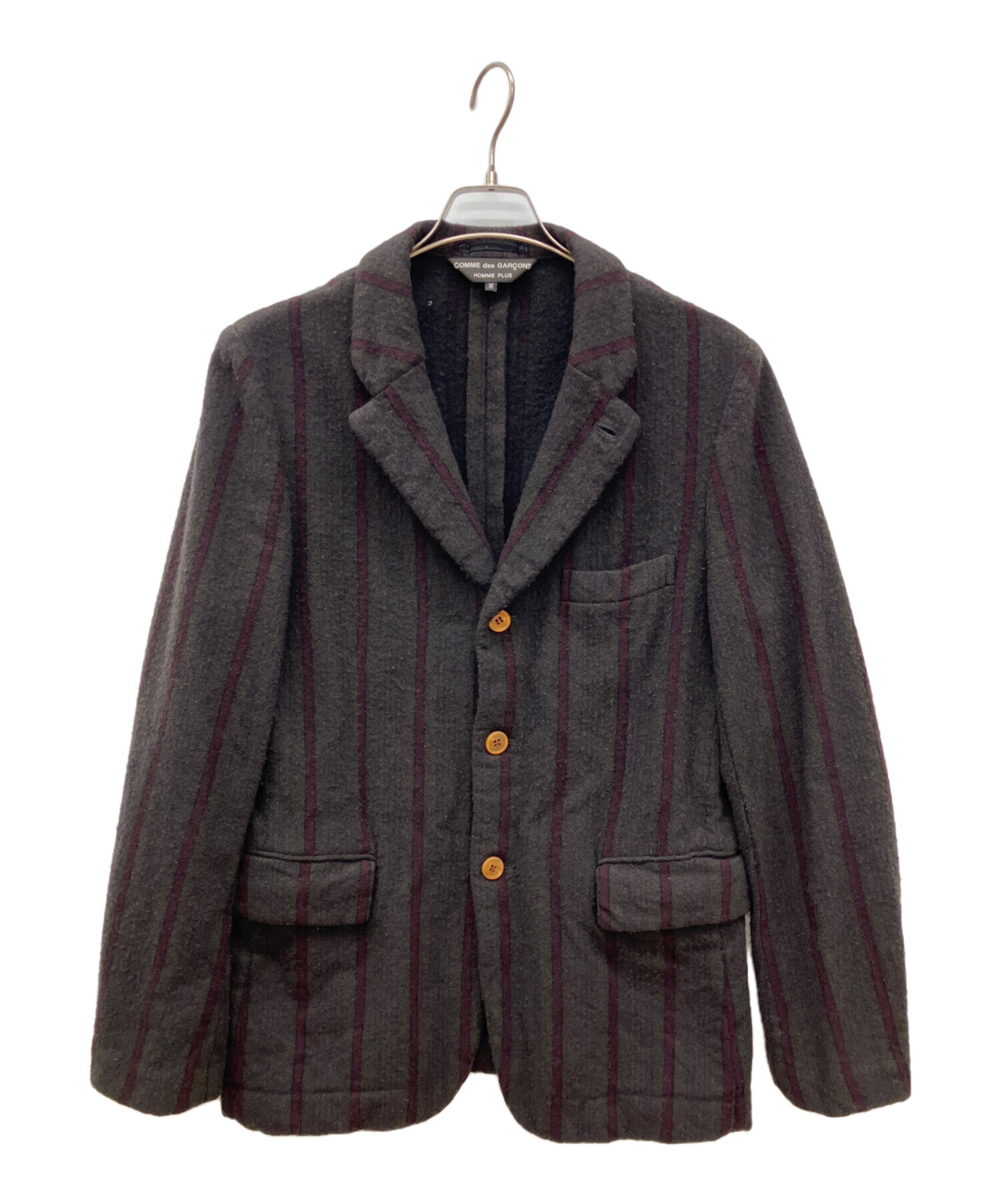 COMME des GARÇONS HOMME PLUS ウールギャバ 80年代 中古・古着通販】COMME des GARCONS HOMME PLUS (コムデギャルソンオム