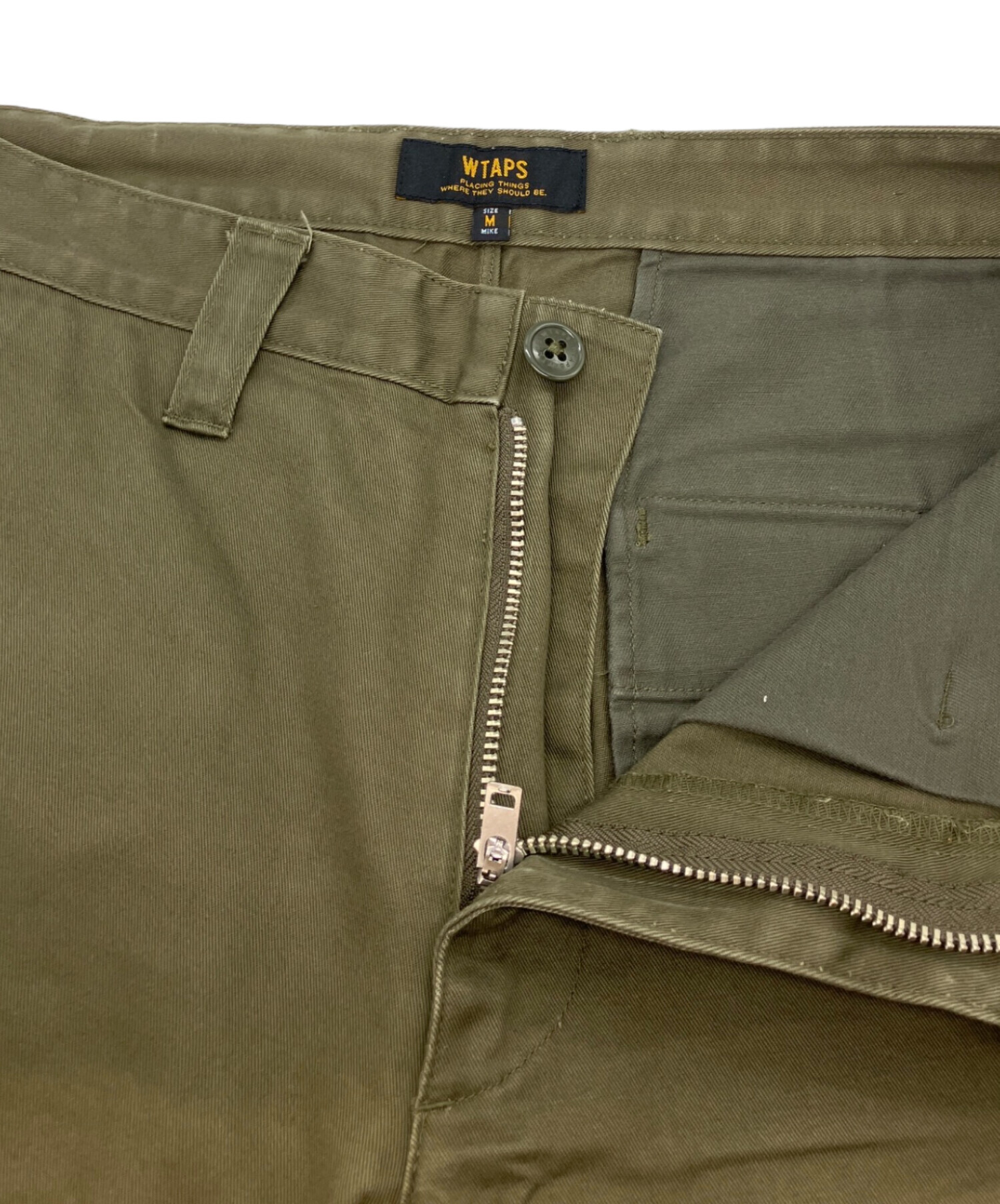 中古・古着通販】WTAPS (ダブルタップス) KHAKI TIGHT TROUSERS