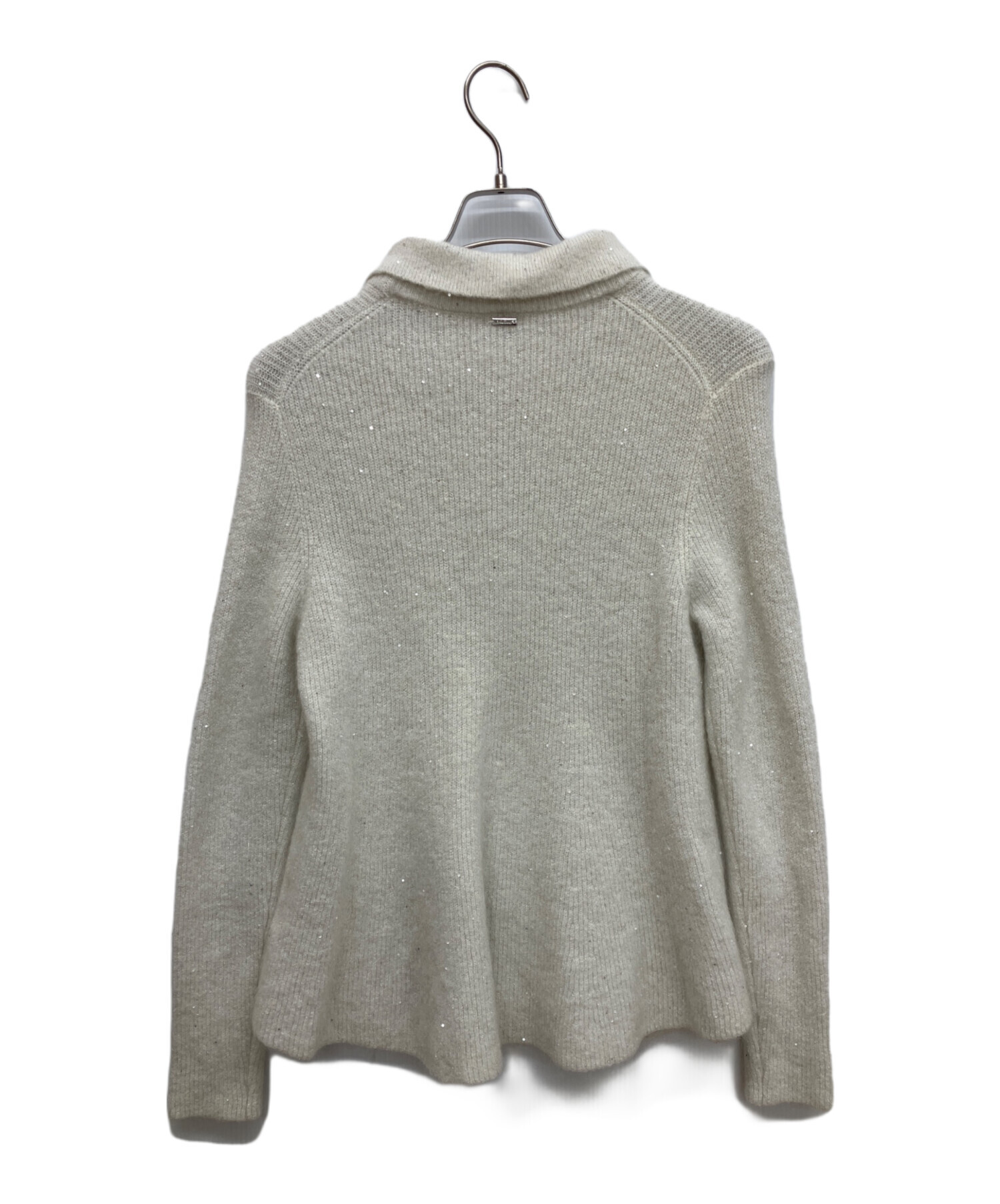 中古・古着通販】Mila Owen (ミラオーウェン) 衿付きペプラムニット