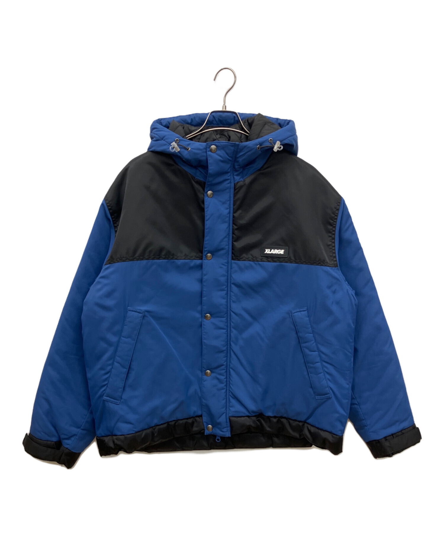 中古・古着通販】X-LARGE (エクストララージ) 中綿ジャケット ブルー 