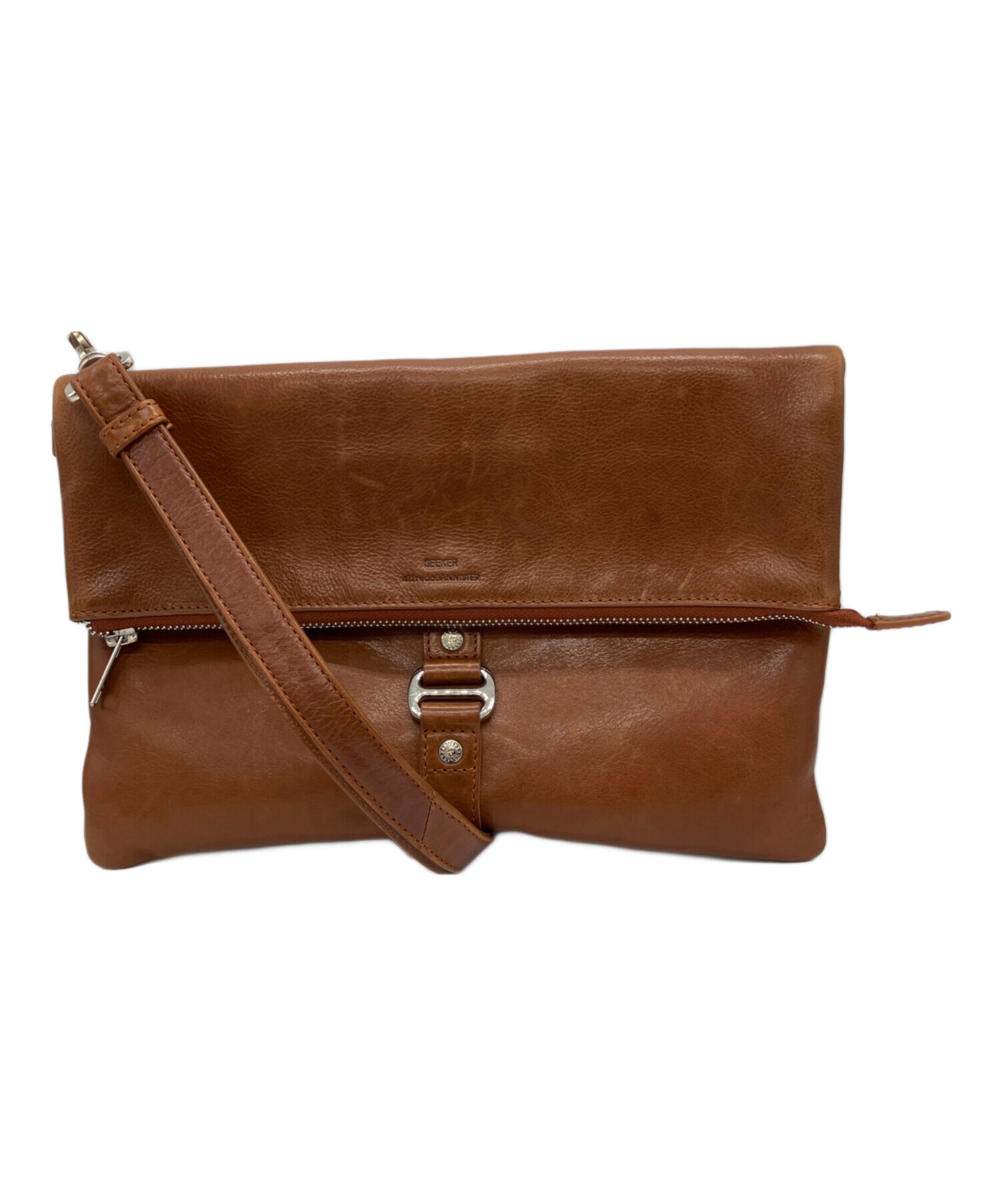 バッグ alfredo BANNISTER/leather Boston bag/Y2K alfredoBANNISTER