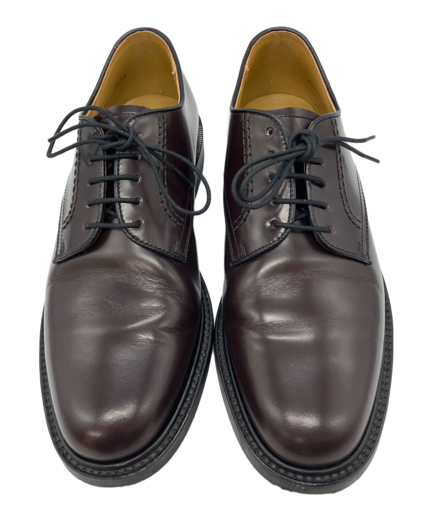 未使用級　リーガル　ビジネスシューズ　シボ革　プレーントゥ　ブラウン　1876 REGAL（リーガル） 公式 セール REGAL 24FL プレーントウ ダーク