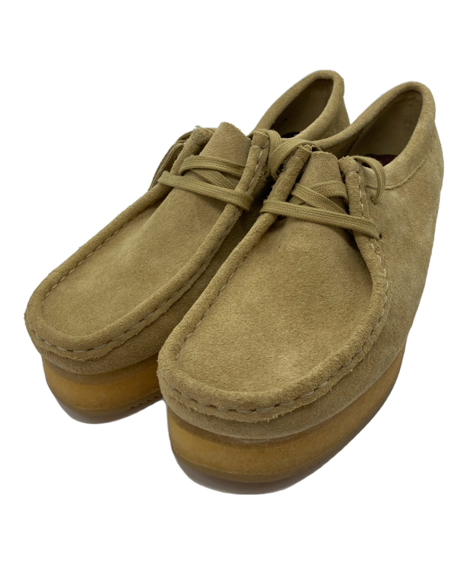 中古・古着通販】CLARKS (クラークス) 厚底ワラビーシューズ