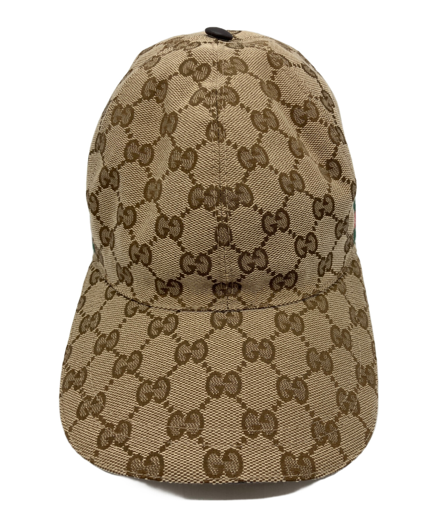 中古・古着通販】GUCCI (グッチ) ウェブ ストライプ付き GGキャンバス