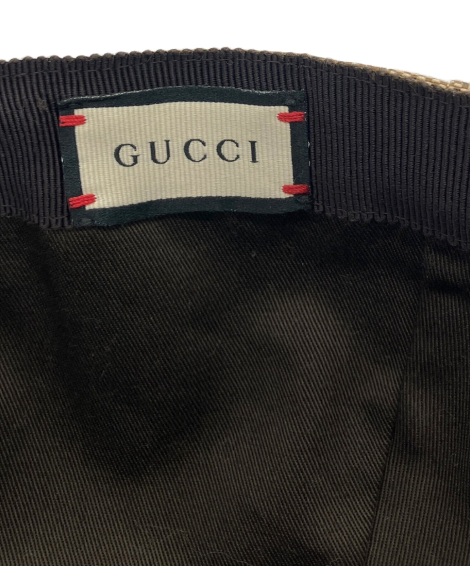 中古・古着通販】GUCCI (グッチ) ウェブ ストライプ付き GGキャンバス