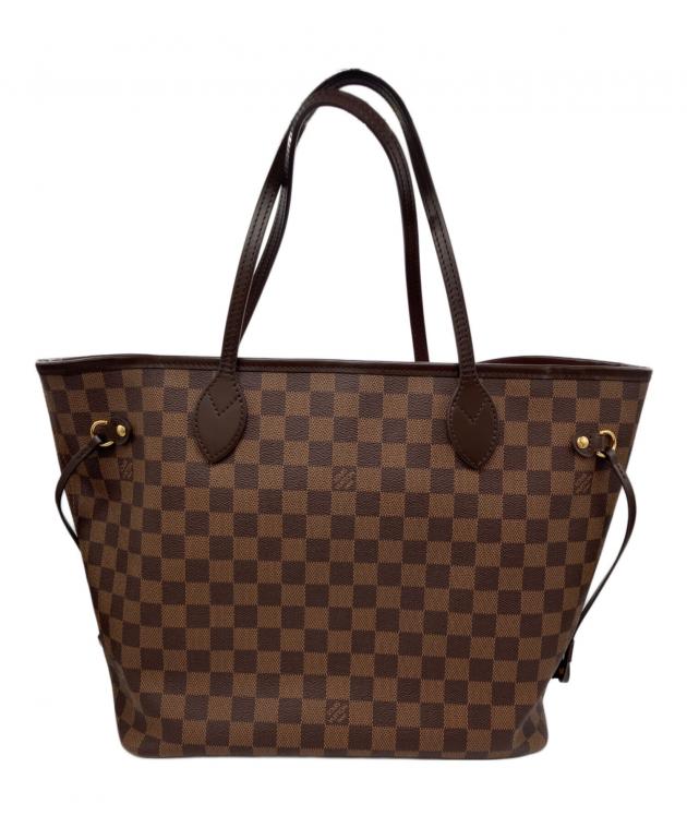 LOUIS VUITTON ダミエ・エベヌ トートバッグ 中古・古着通販】LOUIS VUITTON (ルイ ヴィトン) ネヴァーフルMM