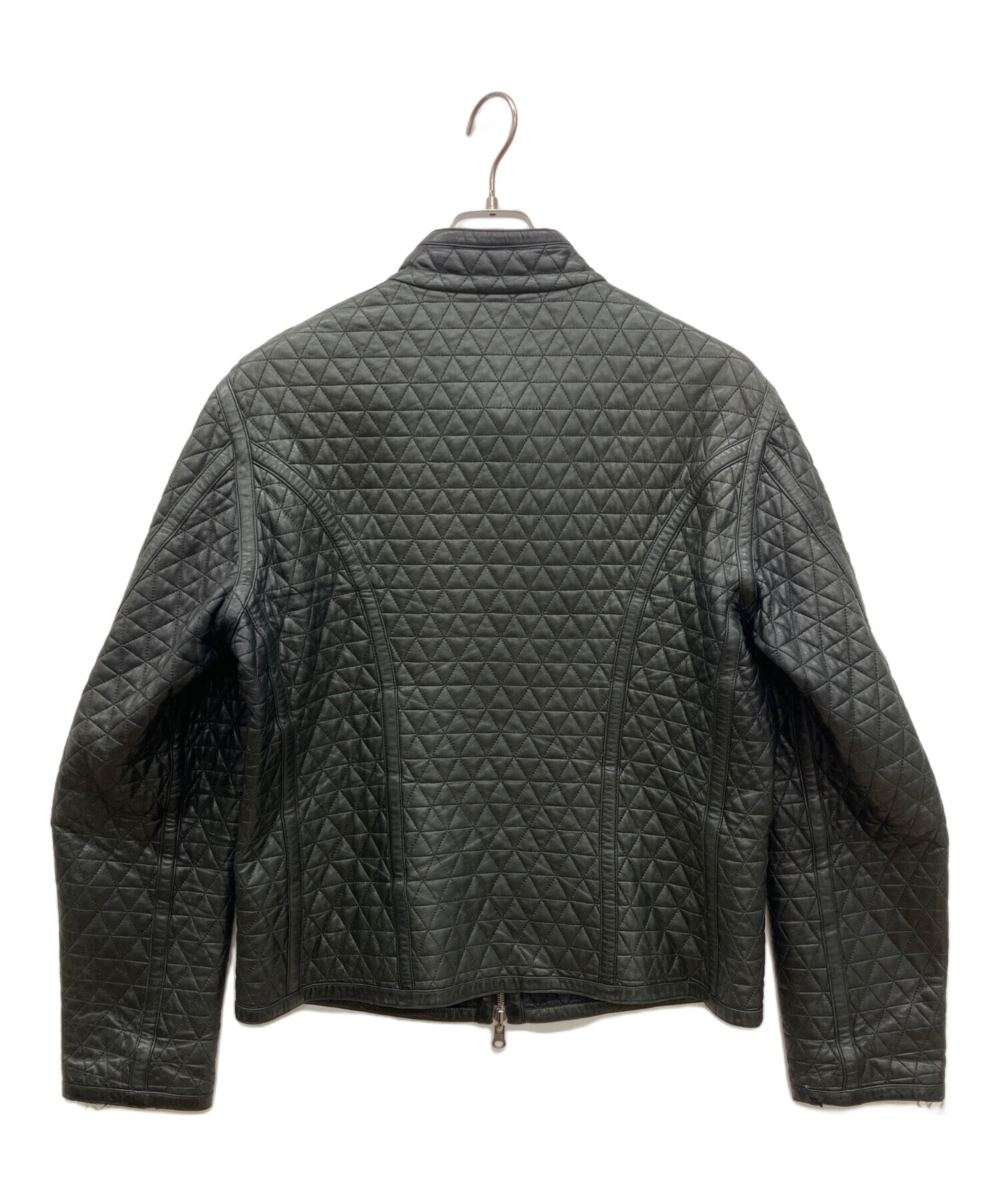 ARMANI COLLEZIONI レザージャケット　サイズ48 中古・古着通販】ARMANI COLLEZIONI (アルマーニ コレツィオーニ