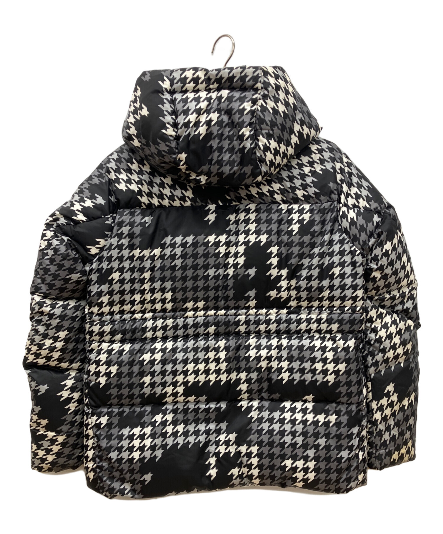 BLUE LABEL CRESTBRIDGE ファー付きブルゾン/千鳥格子 BLUE LABEL CRESTBRIDGE ファー付きブルゾン/千鳥格子