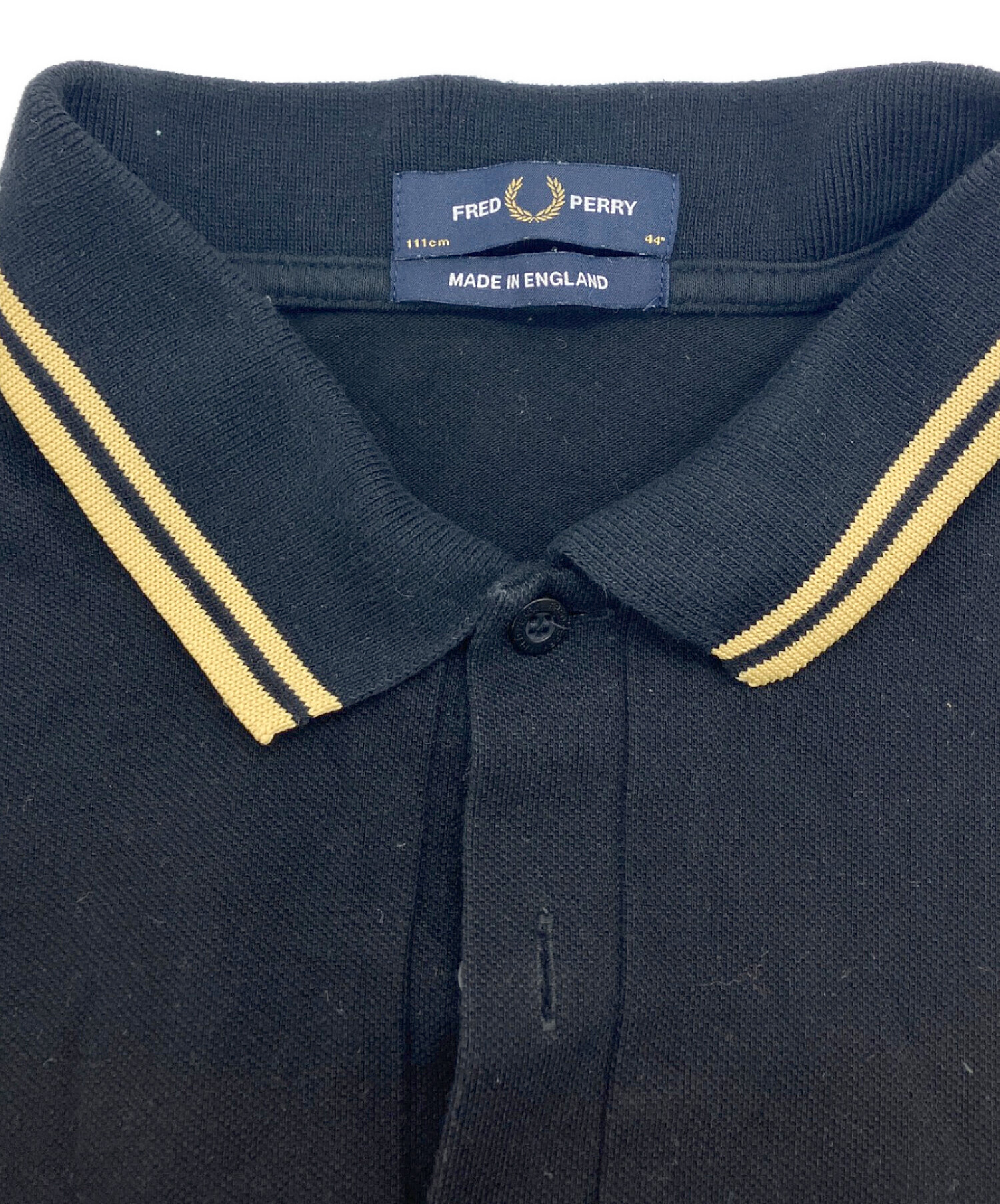 中古・古着通販】FRED PERRY (フレッドペリー) ポロシャツ ブラック