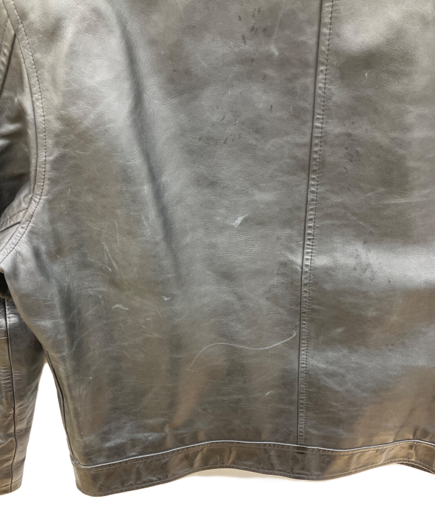 中古・古着通販】GAP (ギャップ) 00's OLD シングルレザージャケット