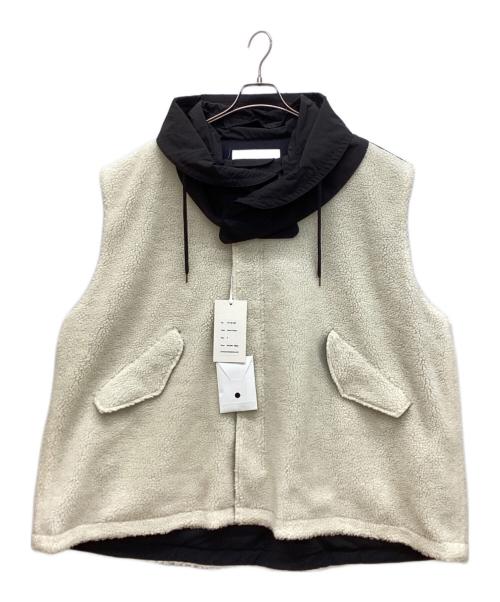 VACHEMENTヴァシュモン　リサイクルシェルタフタボアベスト VACHEMENT(ヴァシュモン)｜リサイクルシェルタフタ×ボアベスト/カーキ