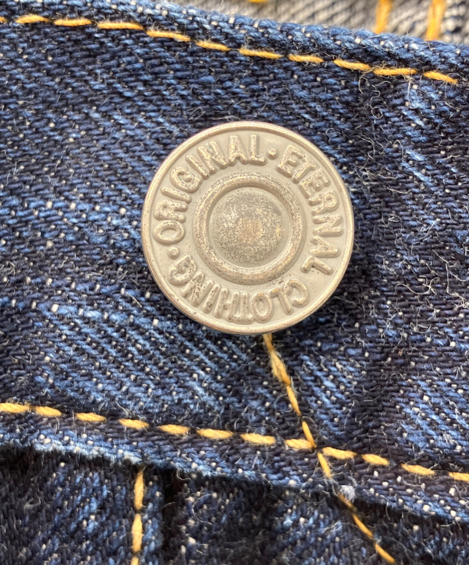 中古・古着通販】ETERNAL (エターナル) デニムパンツ ボタンフライ