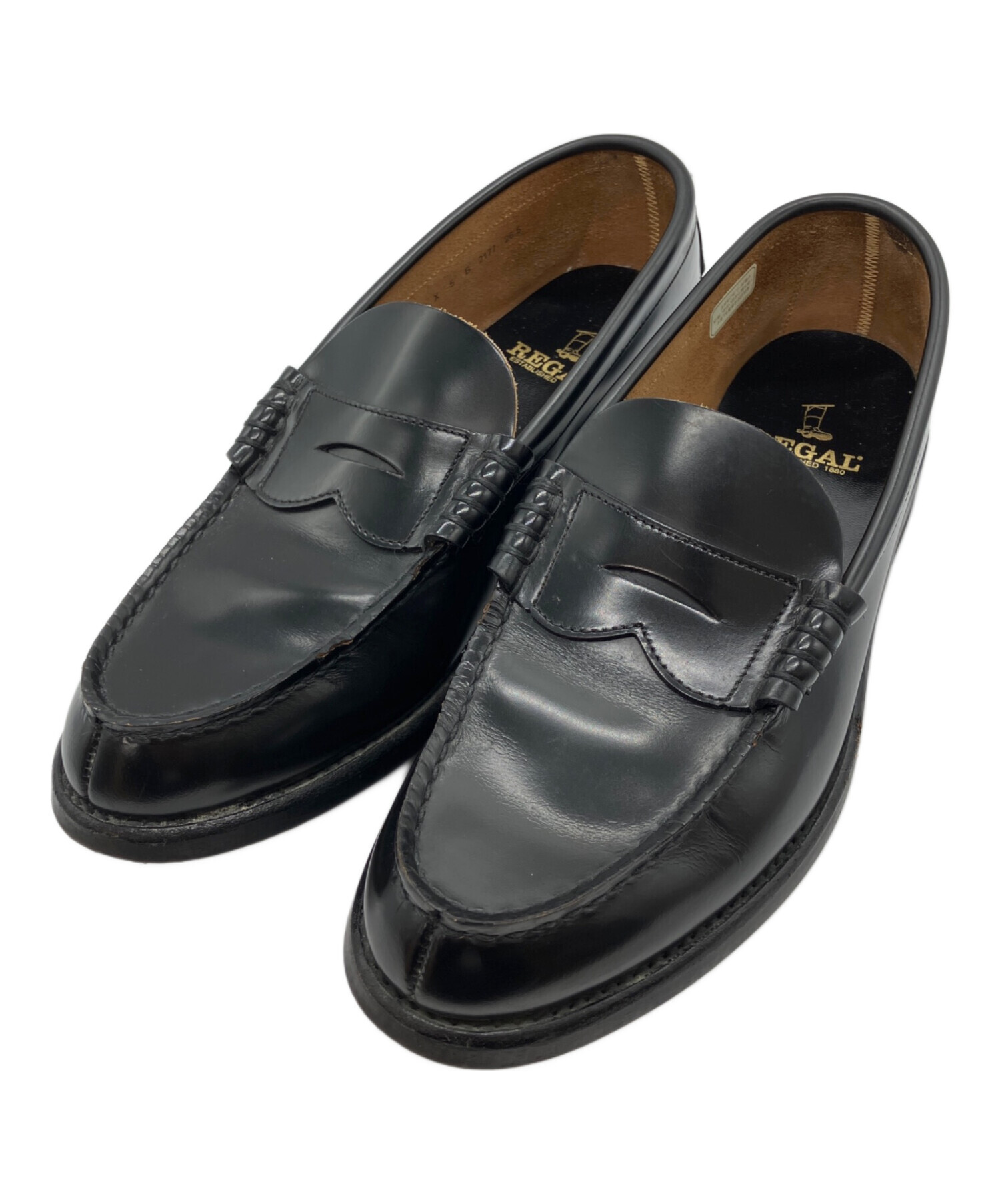 中古・古着通販】REGAL (リーガル) コインローファー ブラック サイズ