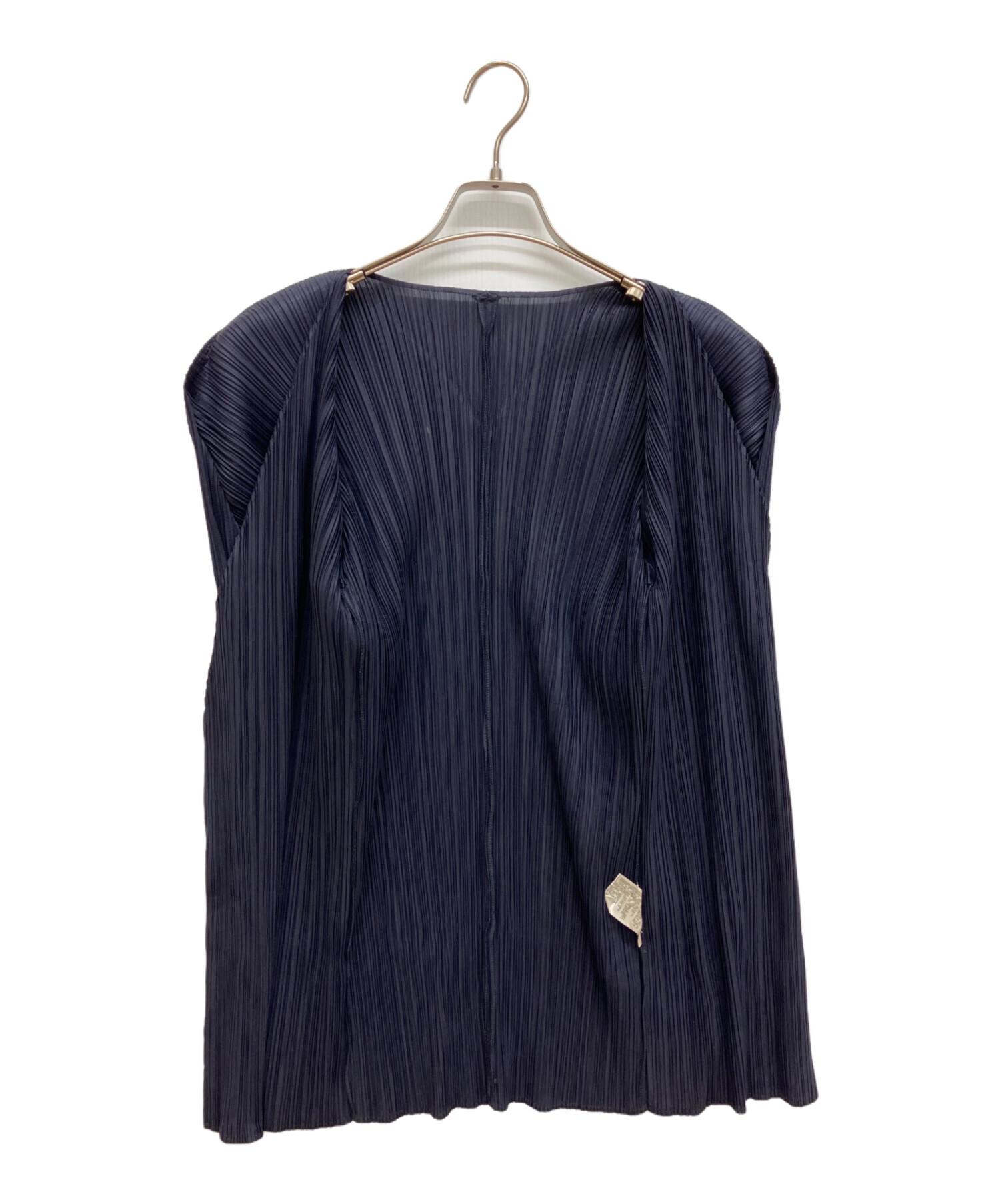 PLEATS PLEASE プリーズプリーズ　ネイビー カーディガン　サイズ3 PLEATS PLEASE ISSEY MIYAKE - PLEATS PLEASE(プリーツプリーズ