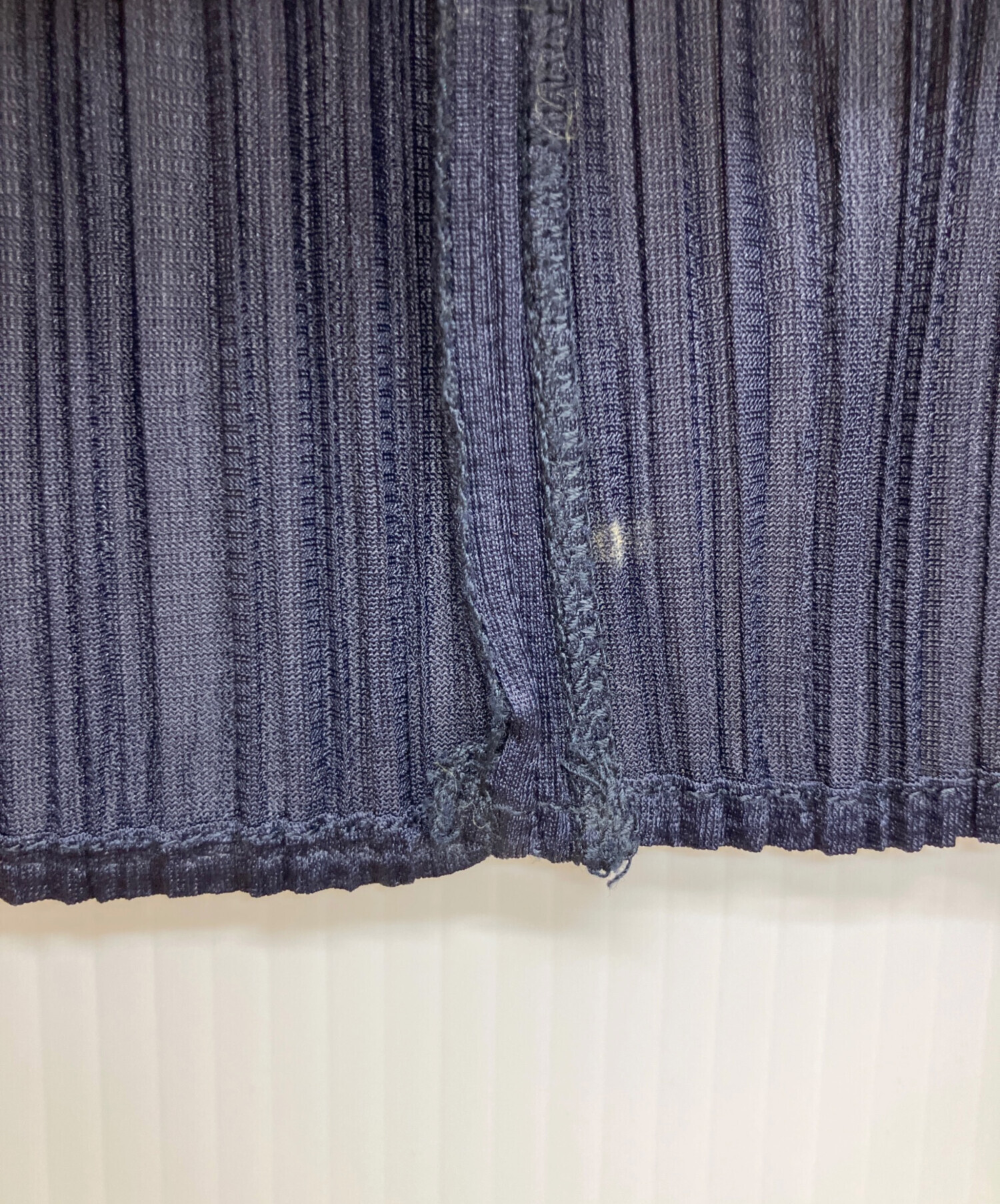 PLEATS PLEASE プリーズプリーズ　ネイビー カーディガン　サイズ3 PLEATS PLEASE ISSEY MIYAKE - PLEATS PLEASE(プリーツプリーズ