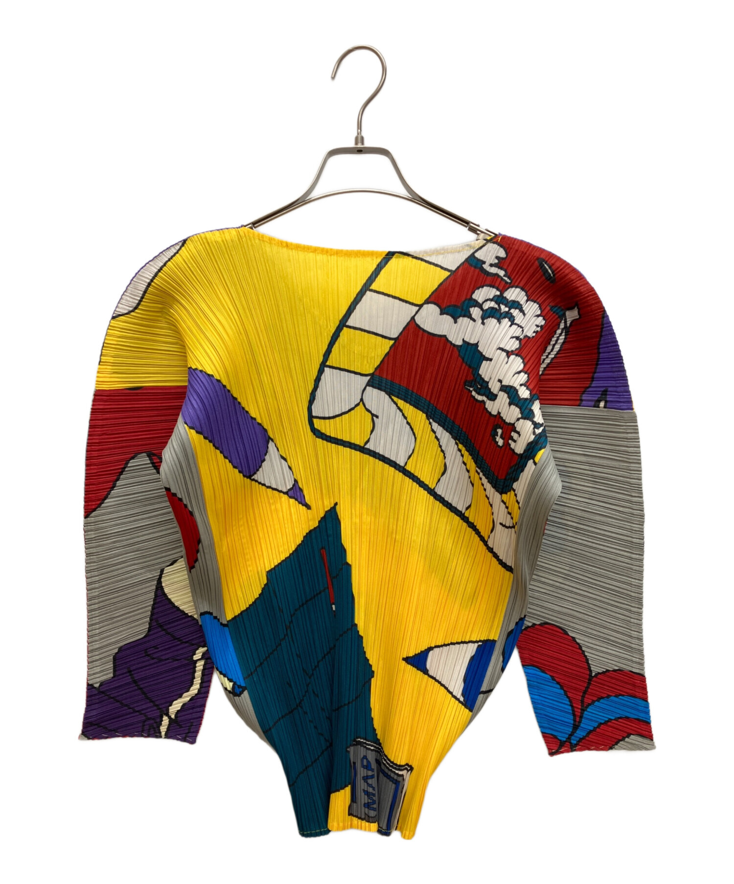 PLEATS PLEASE トップス中古品 中古・古着通販】PLEATS PLEASE (プリーツプリーズ) 総柄プリーツ