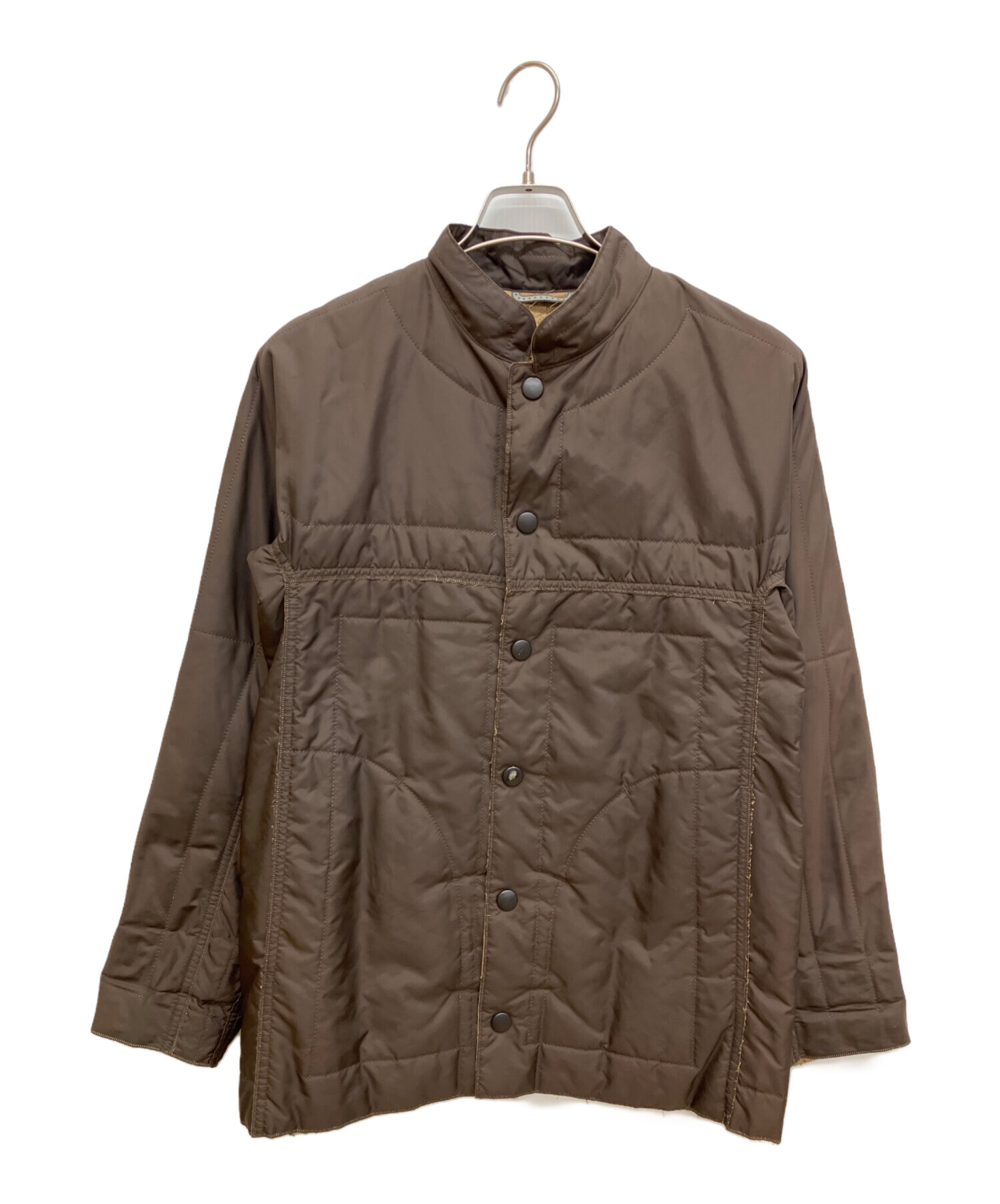 PLEATS PLEASE プリーツプリーズ　ジャケット　ダークブラウン 中古・古着通販】PLEATS PLEASE (プリーツプリーズ) パデッド