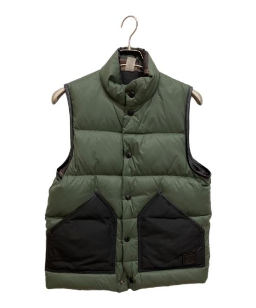 中古・古着通販】COACH (コーチ) リバーシブルダウンベスト グリーン