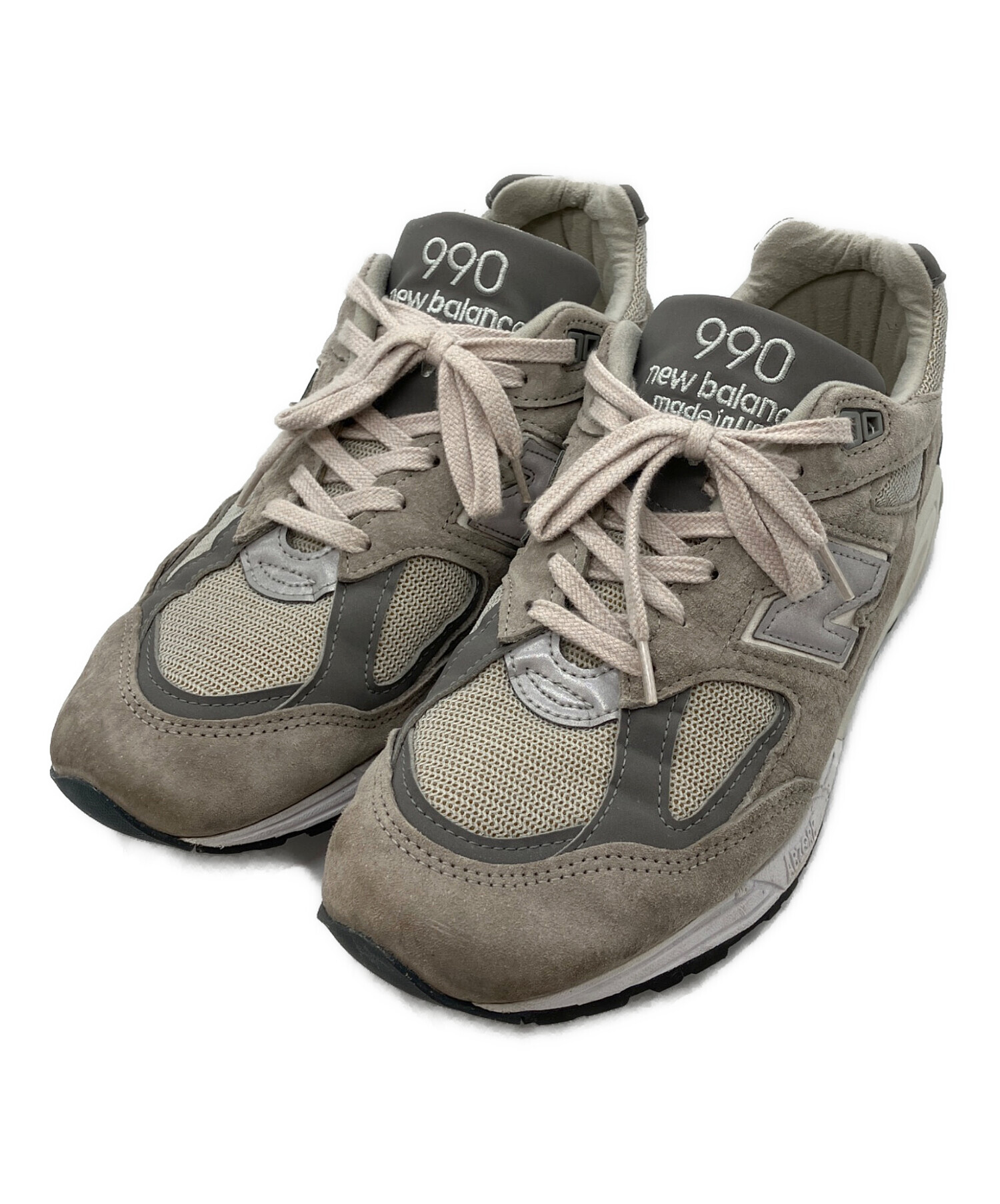 中古・古着通販】NEW BALANCE (ニューバランス) 990V2 グレー サイズ