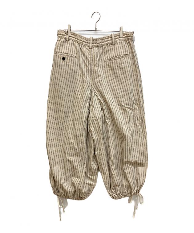中古・古着通販】s'yte (サイト) Linen/Cotton Butcher Stripe Hakama