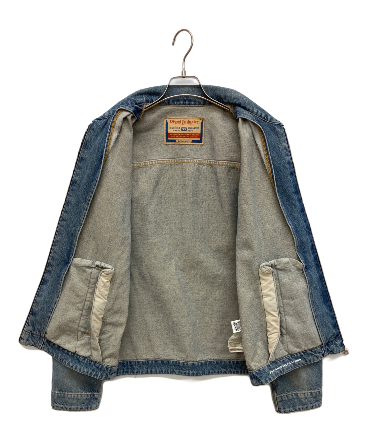 中古・古着通販】DIESEL (ディーゼル) D-ROHE ジップアップデニム 中古・古着通販】DIESEL (ディーゼル) D-ROHE ジップアップデニム