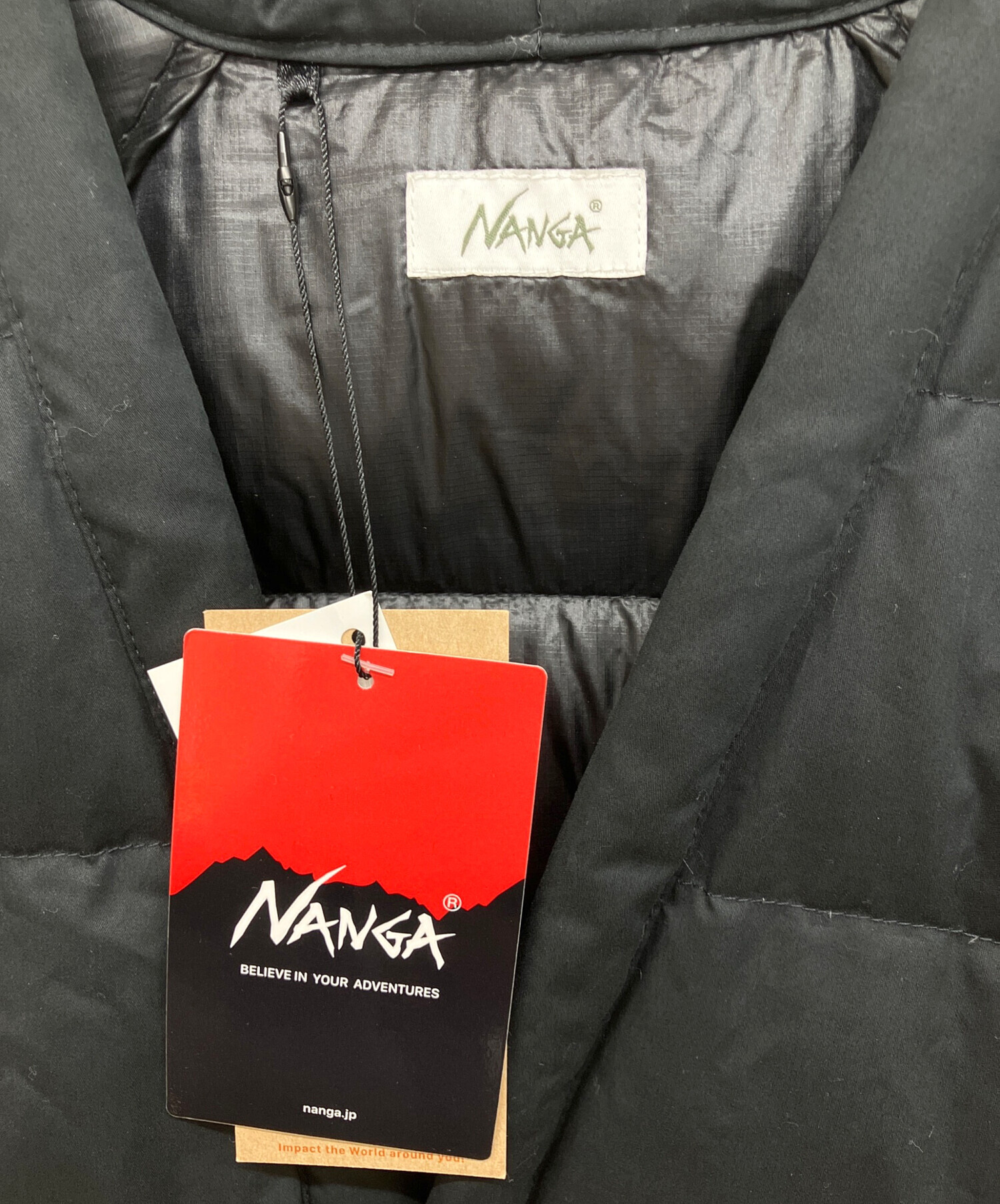 美品✨NANGA ナンガ　コットンピーチダウン　ハンテン　黒　フリーサイズ 楽天市場】ナンガ コットンピーチダウンハンテン NANGA COTTON PEACH