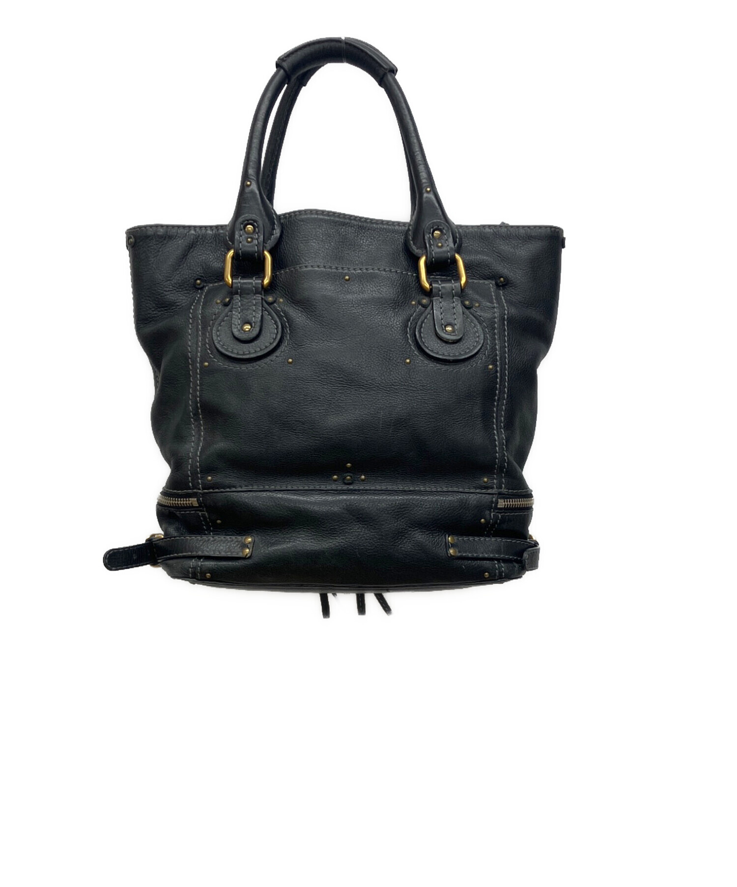 中古・古着通販】Chloe (クロエ) レザーパディントントートバッグ