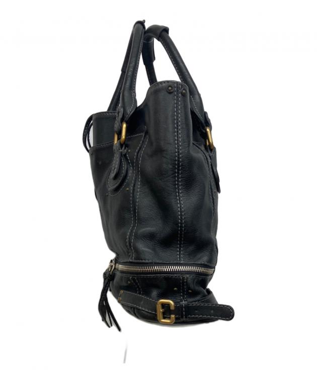 Chloe パディントン 中古・古着通販】Chloe (クロエ) レザーパディントントートバッグ