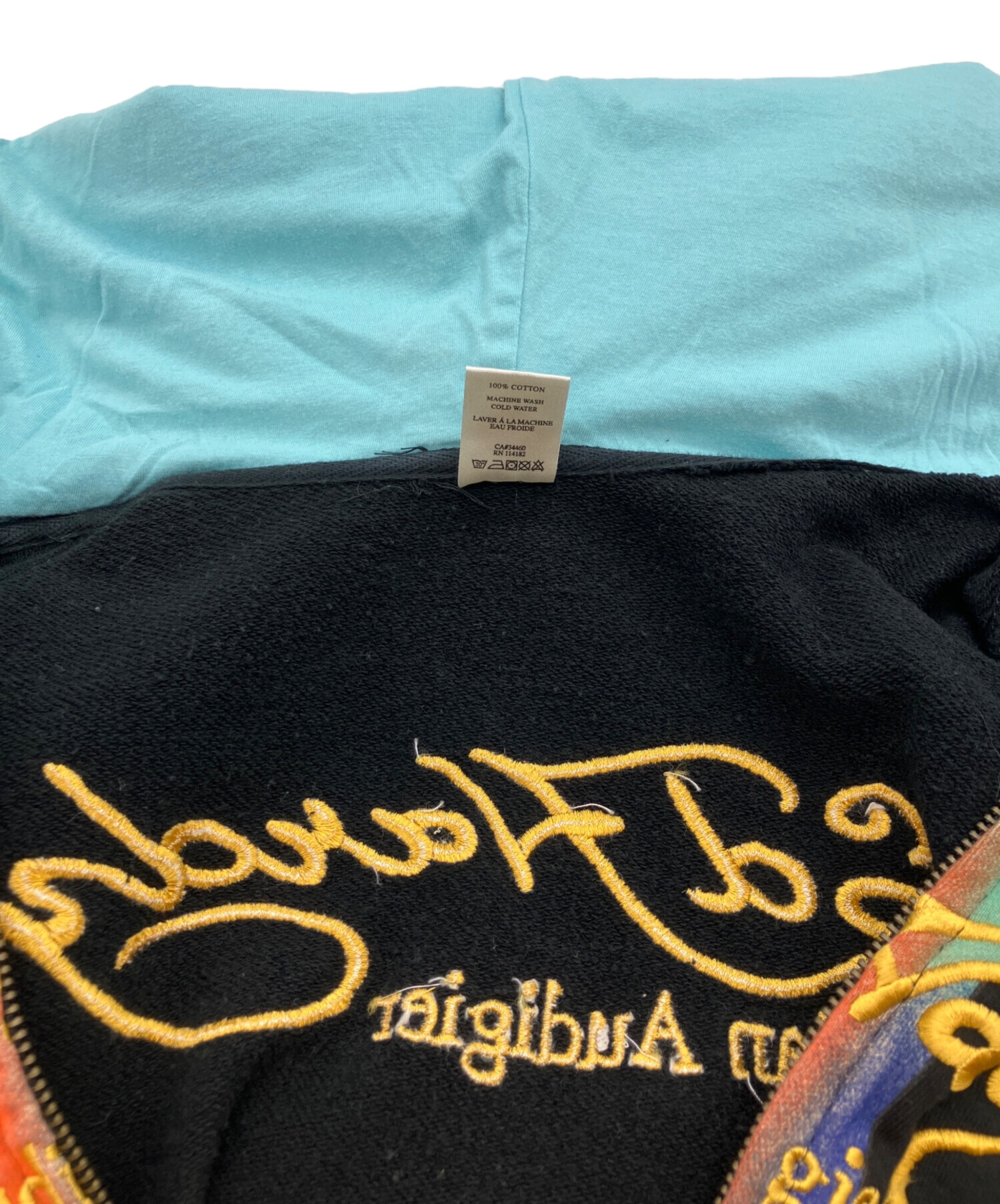 中古・古着通販】Ed Hardy (エド ハーディー) タトゥー風ジップ