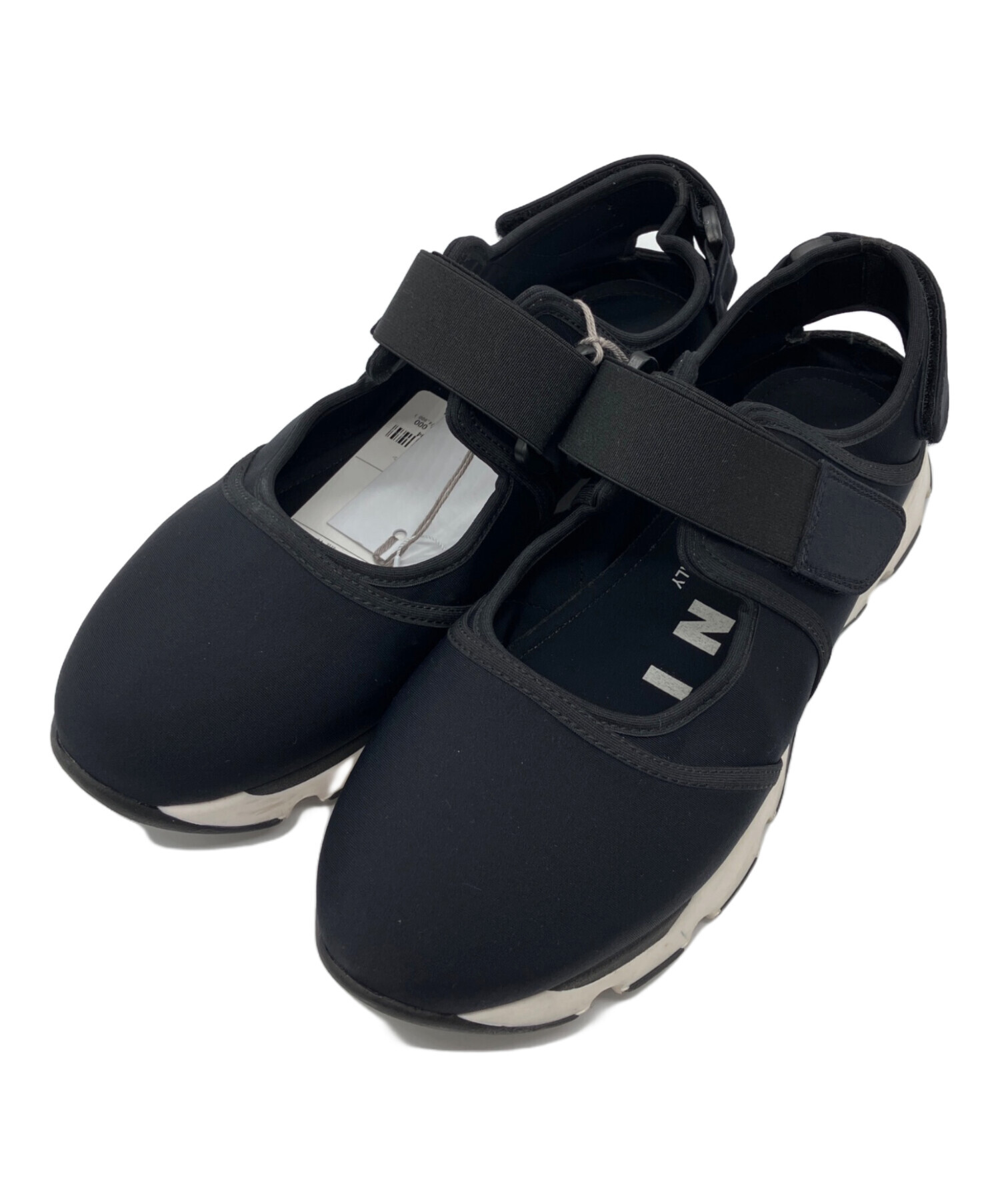 中古・古着通販】MARNI (マルニ) ベルクロスニーカー ブラック サイズ