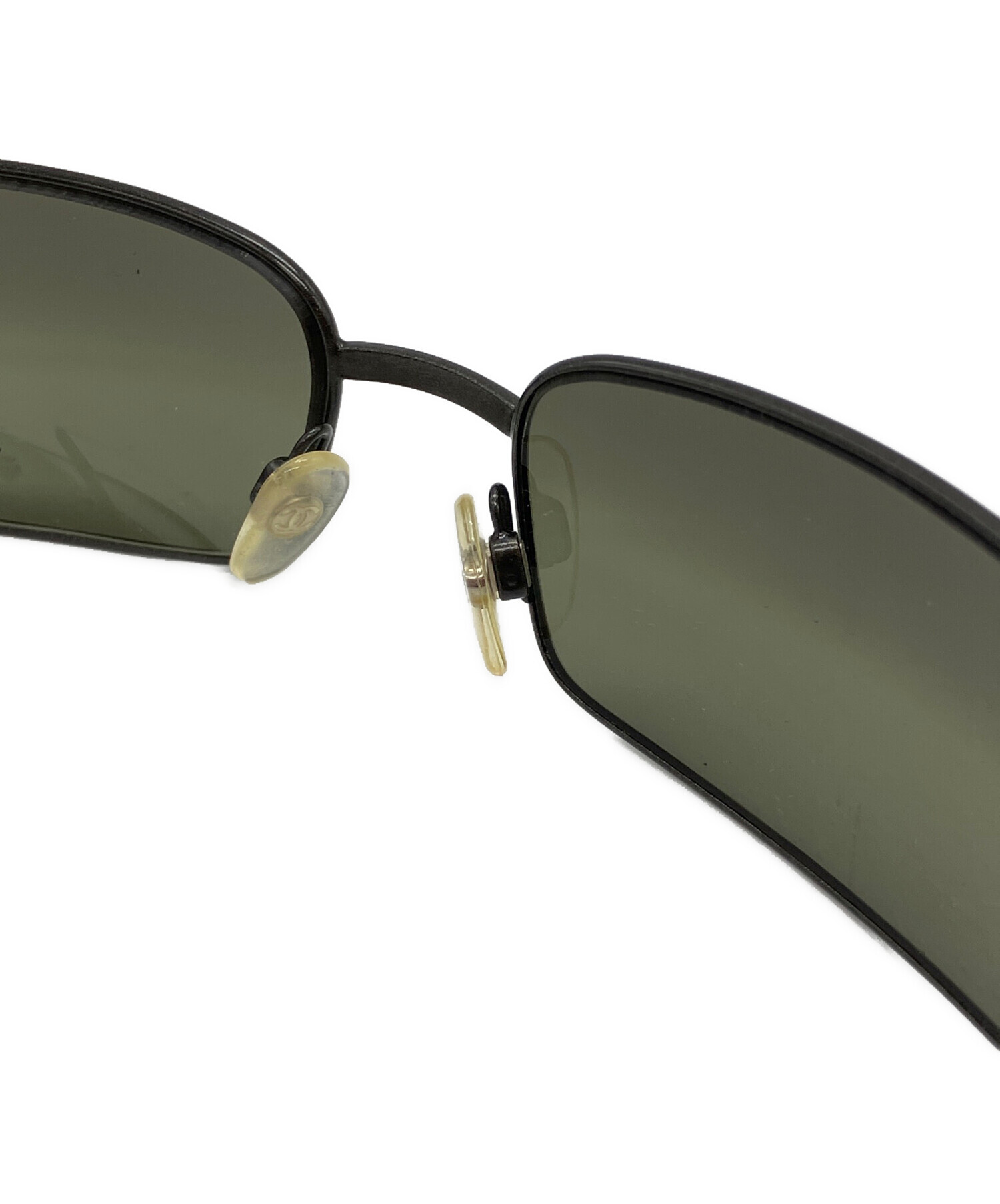 中古・古着通販】PRADA (プラダ) スクエアレンズサングラス ブラック