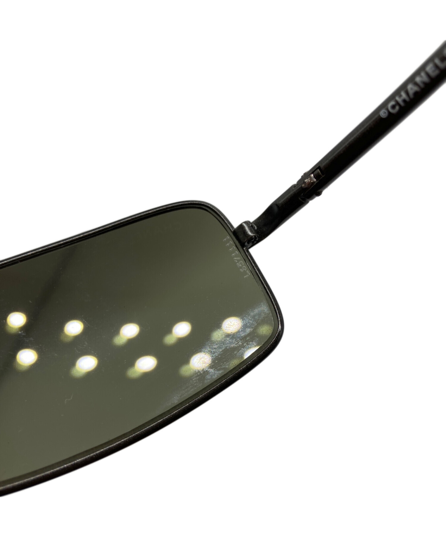 中古・古着通販】PRADA (プラダ) スクエアレンズサングラス ブラック