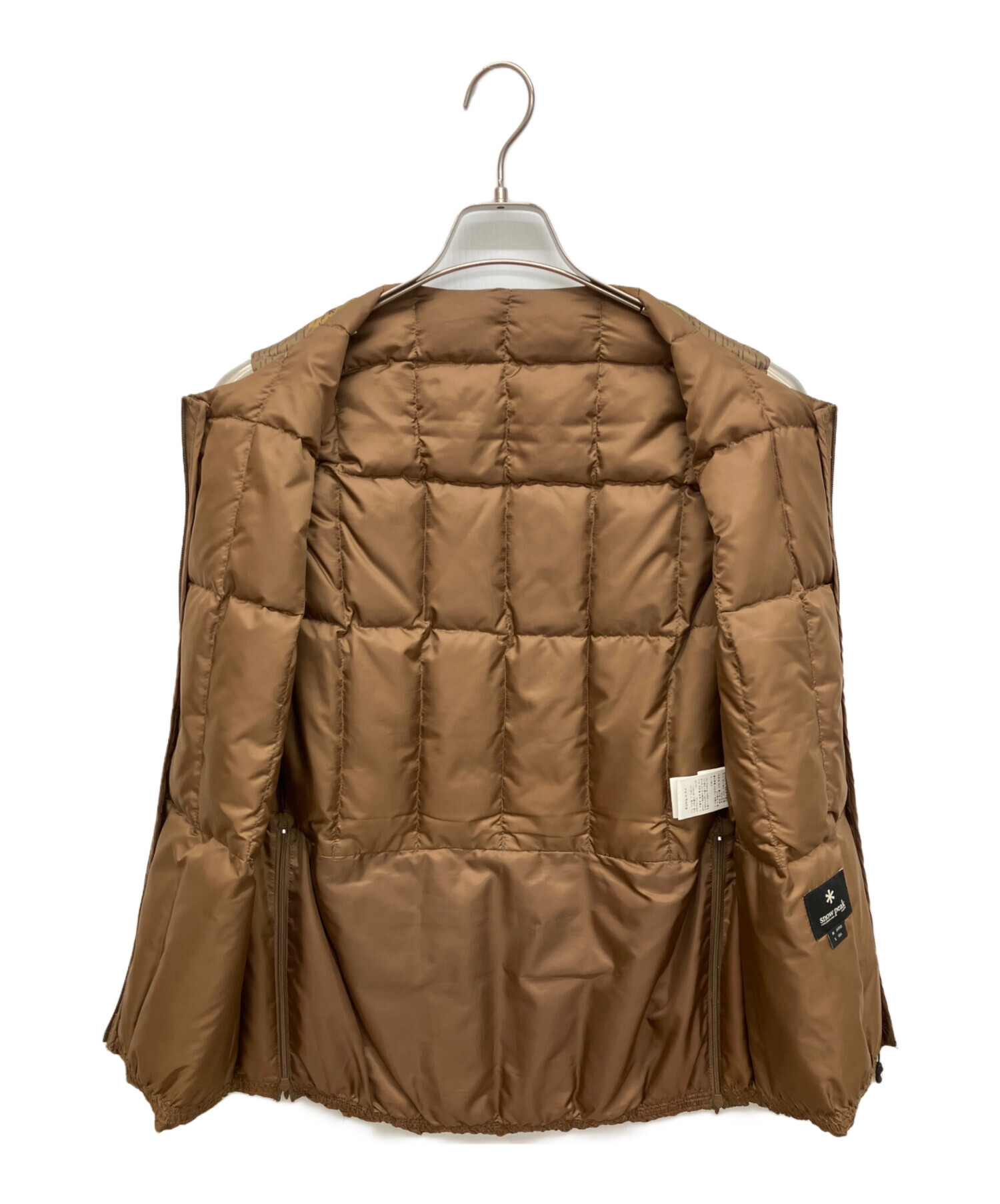 中古・古着通販】Snow peak (スノーピーク) ダウンベスト カーキ