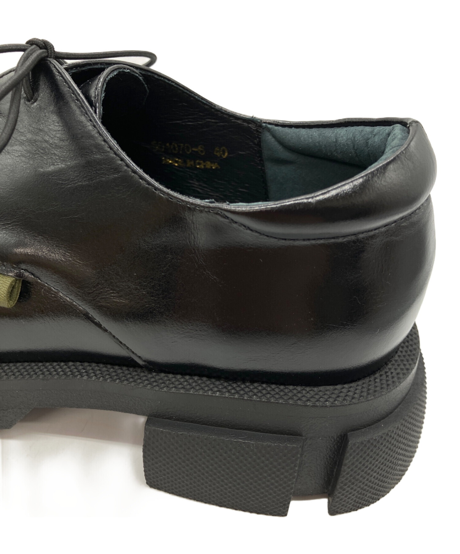 中古・古着通販】MANA (マナ) 厚底レースアップシューズ ブラック