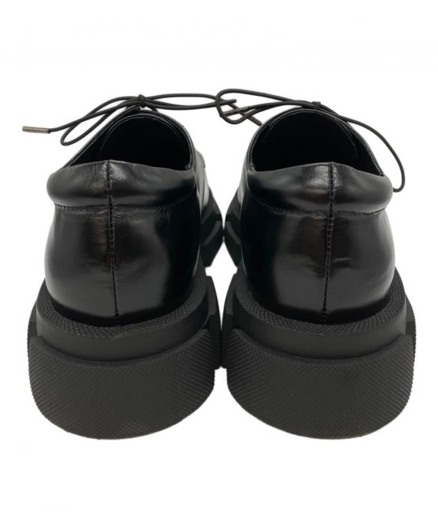 中古・古着通販】MANA (マナ) 厚底レースアップシューズ ブラック