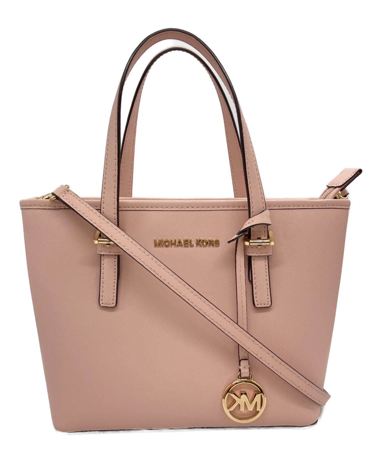 新品未使用 MICHAEL KORS ピンク ハンドバッグ ショルダー 2way 中古・古着通販】MICHAEL KORS (マイケルコース) 2WAYショルダーバッグ
