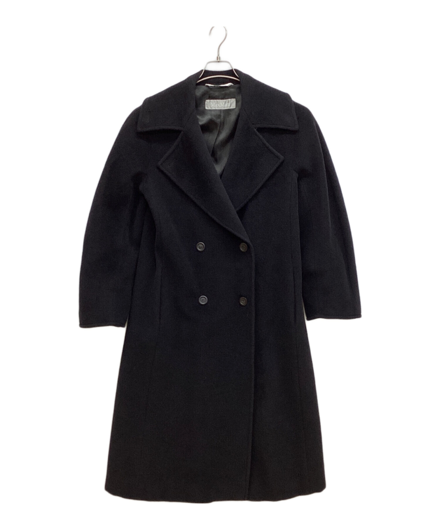 中古・古着通販】MaxMara (マックスマーラ) ベルト付ウールロング