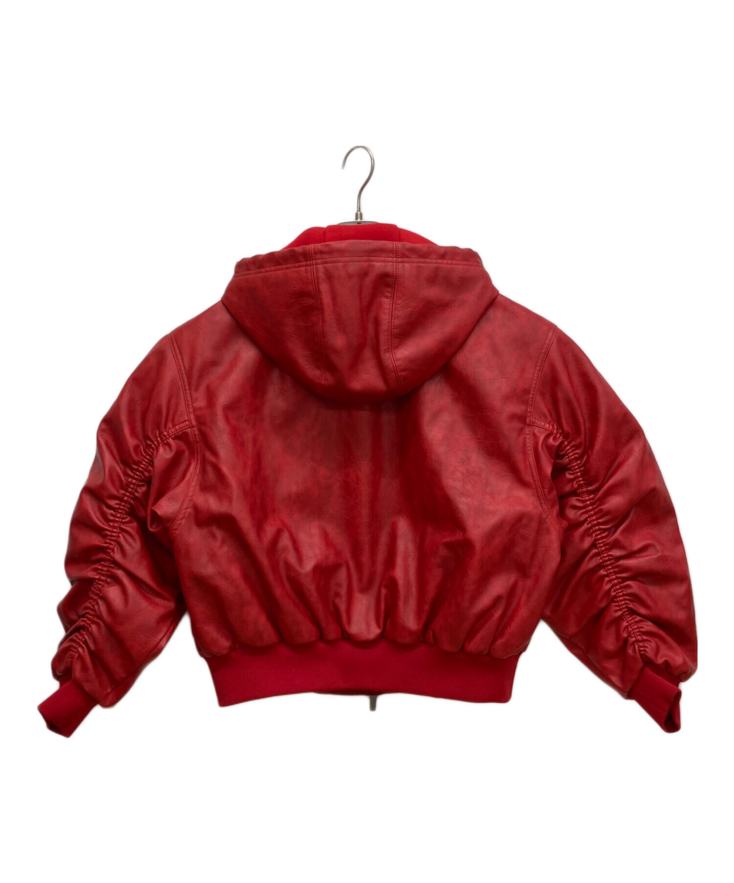 コ*ー様 adidas レザージャケット レッド 中古・古着通販】adidas (アディダス) Adilenium Season 3 Vintage