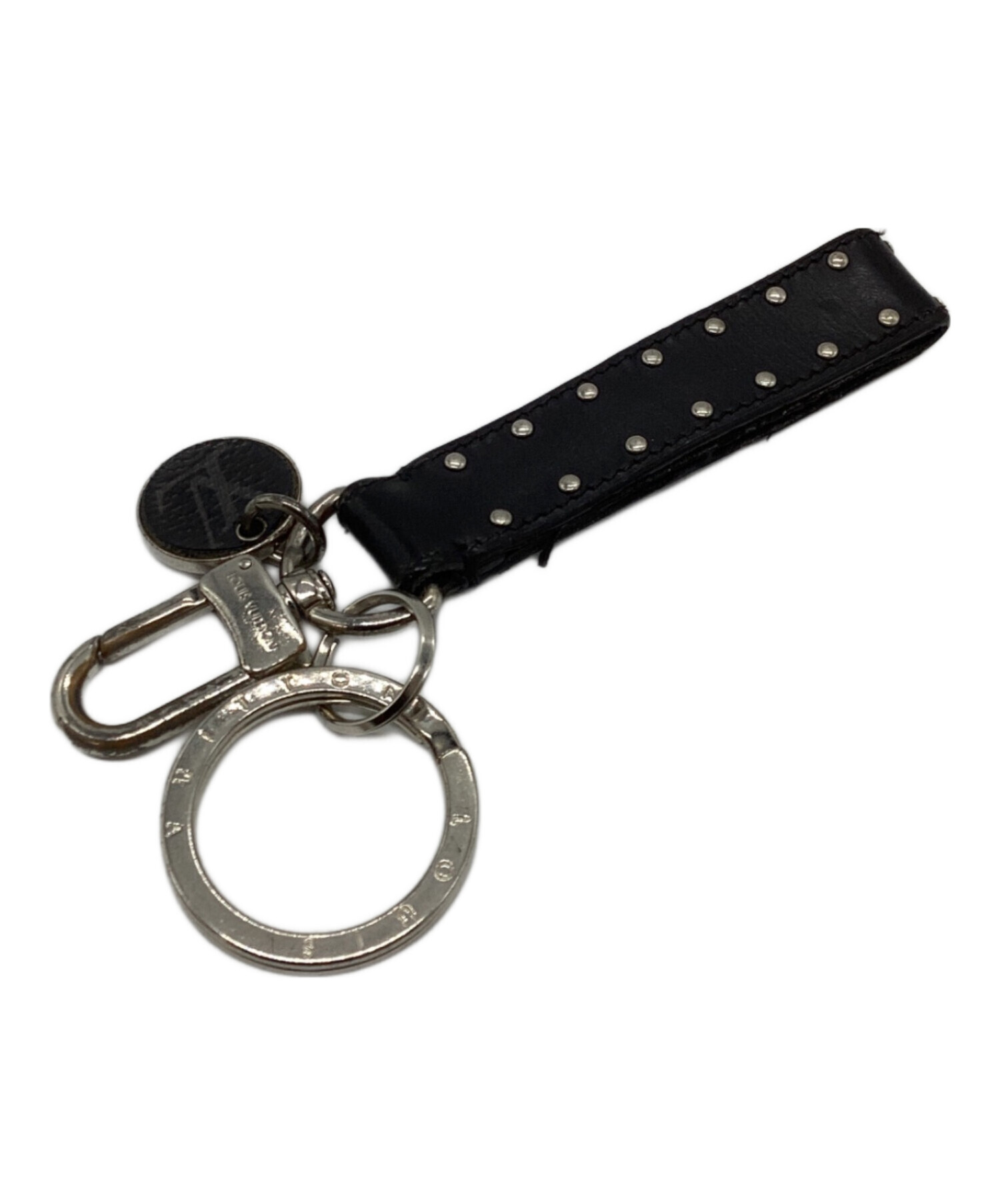 中古・古着通販】LOUIS VUITTON (ルイ ヴィトン) キーリング ブラック