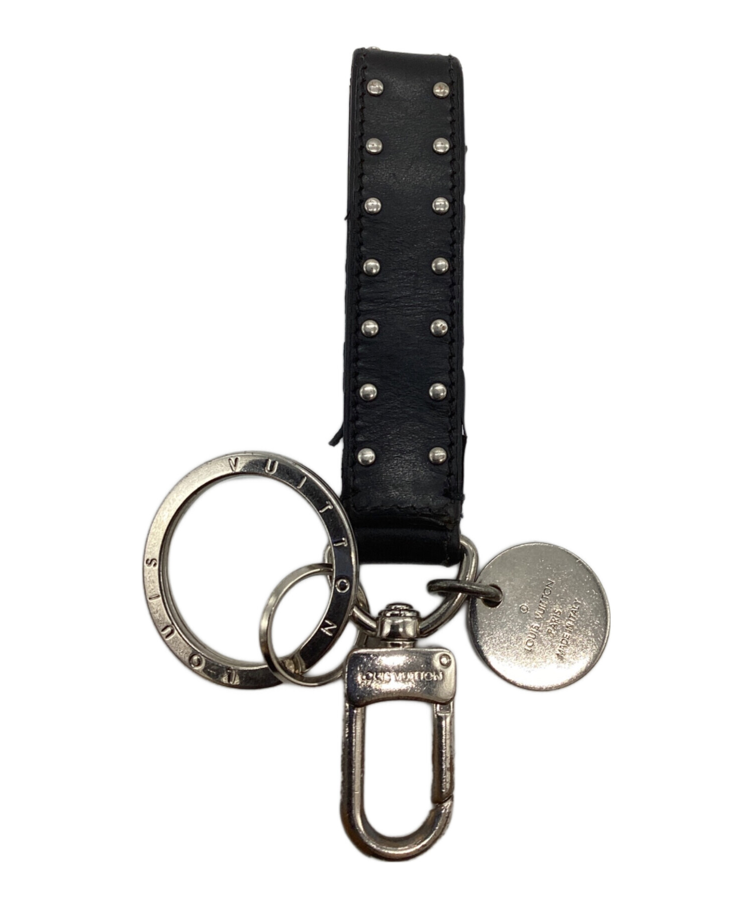 中古・古着通販】LOUIS VUITTON (ルイ ヴィトン) キーリング ブラック